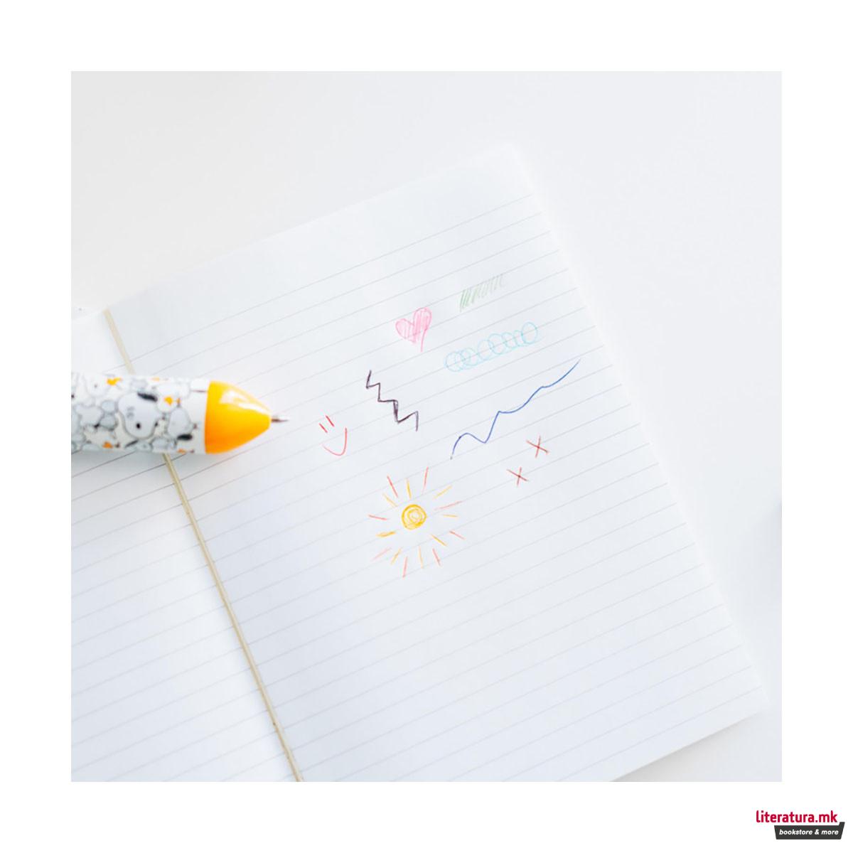 Пенкало со 10 бои, Snoopy - Lazy Days 