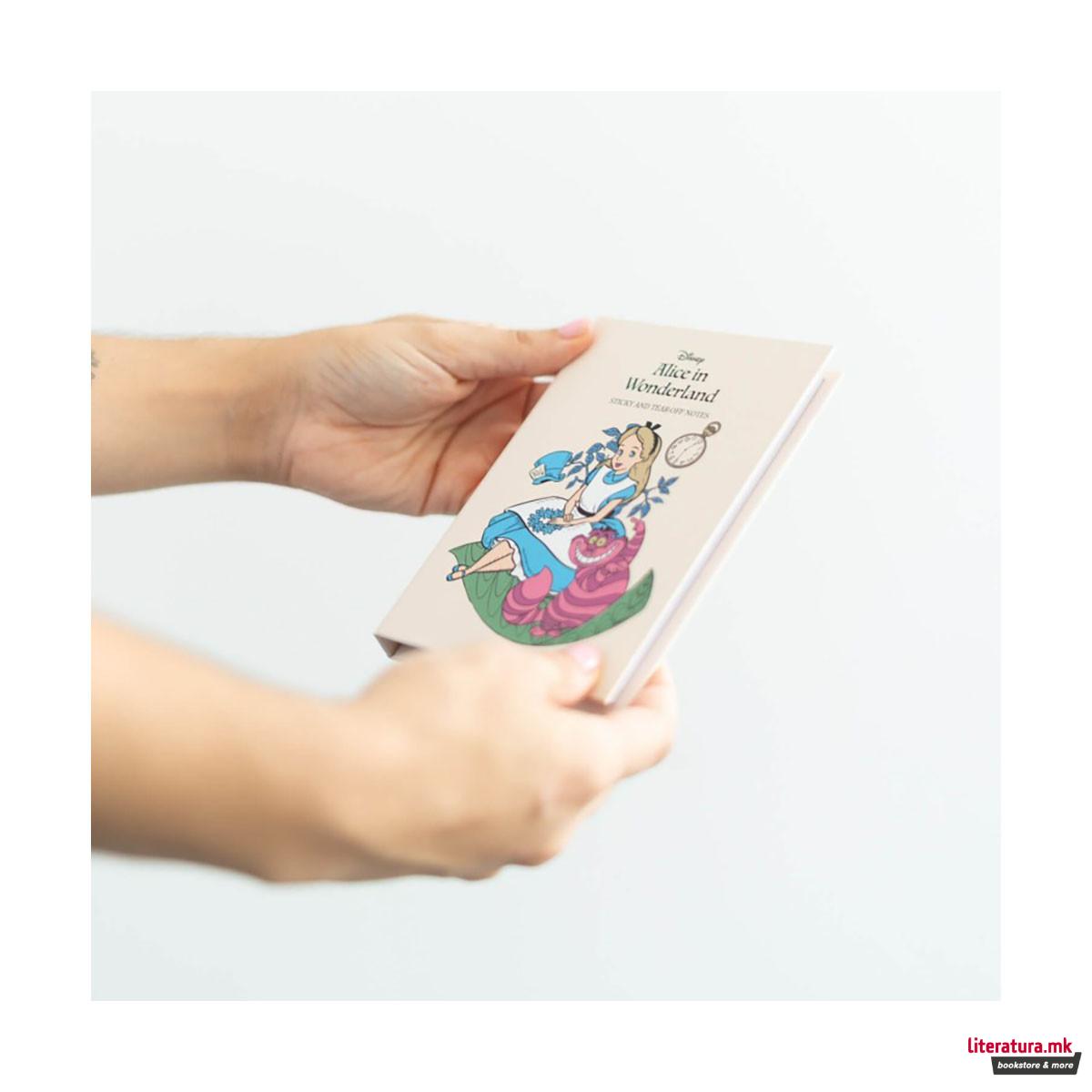 Мемо сет - нотес и мемо ливчиња, Disney: Alice In Wonderland 