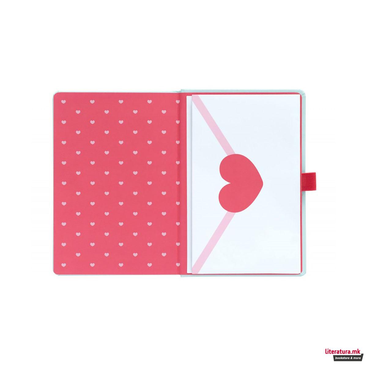 Нотес A5 со пенкало-проектор, Pusheen - Purrfect Love 