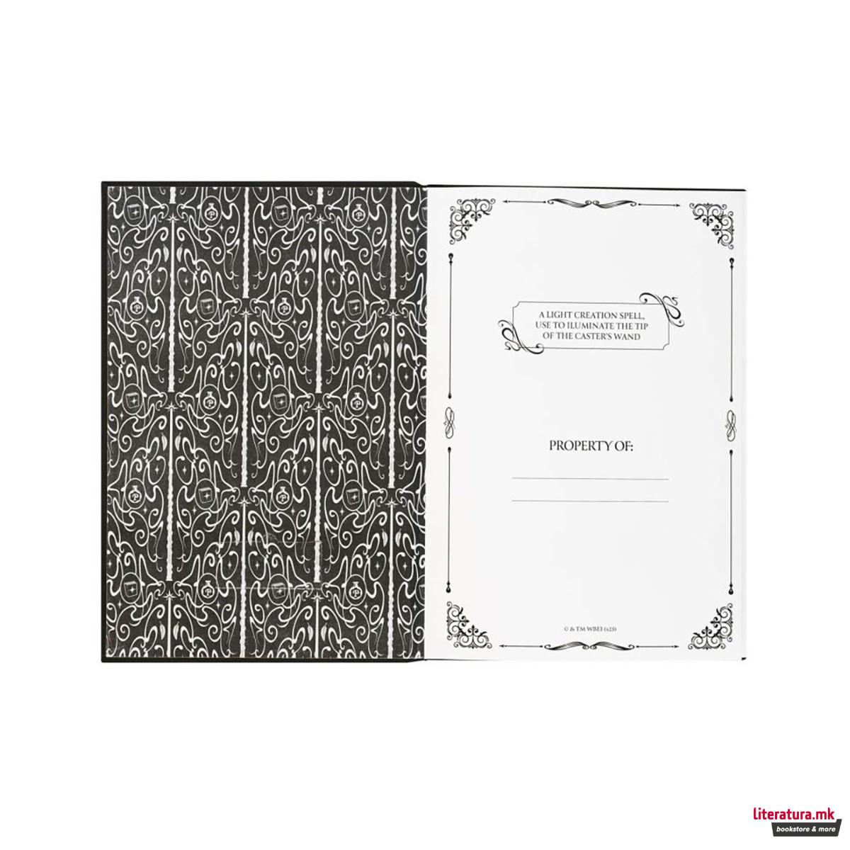 Нотес со светлечка корица, Harry Potter - Lumos Maxima 