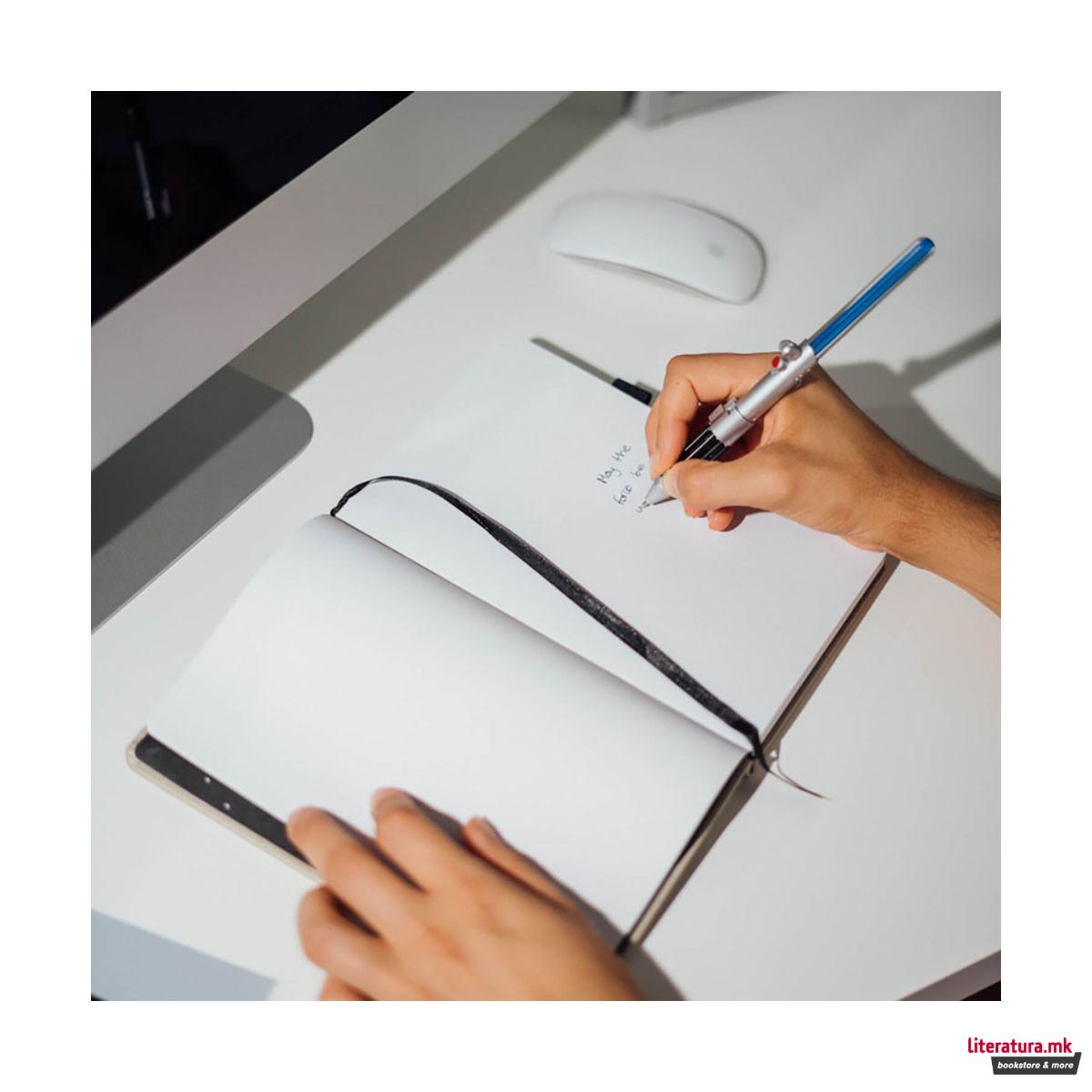 Нотес A5 со светлечко пенкало, Star Wars - Luke Skywalker 