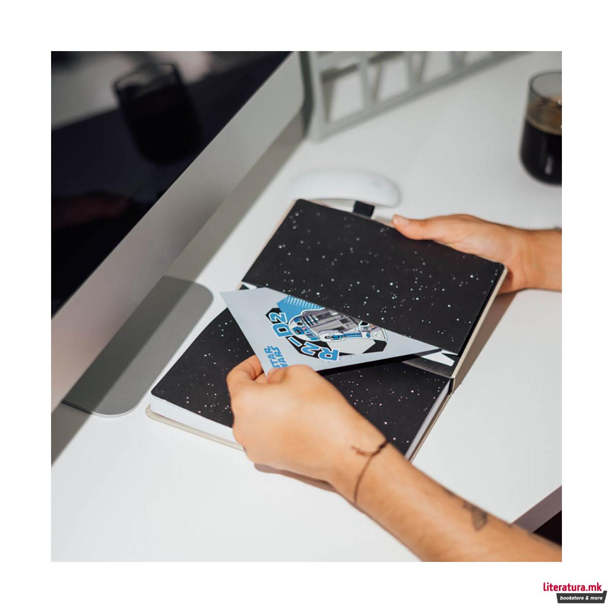 Нотес A5 со светлечко пенкало, Star Wars - Luke Skywalker 