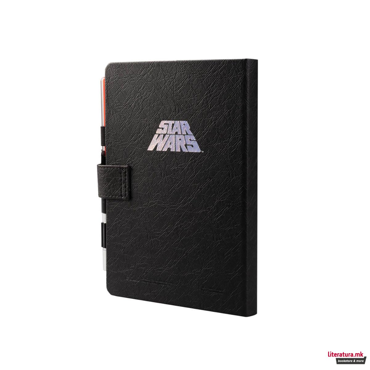 Нотес A5 со светлечко пенкало, Star Wars - Darth Vader 