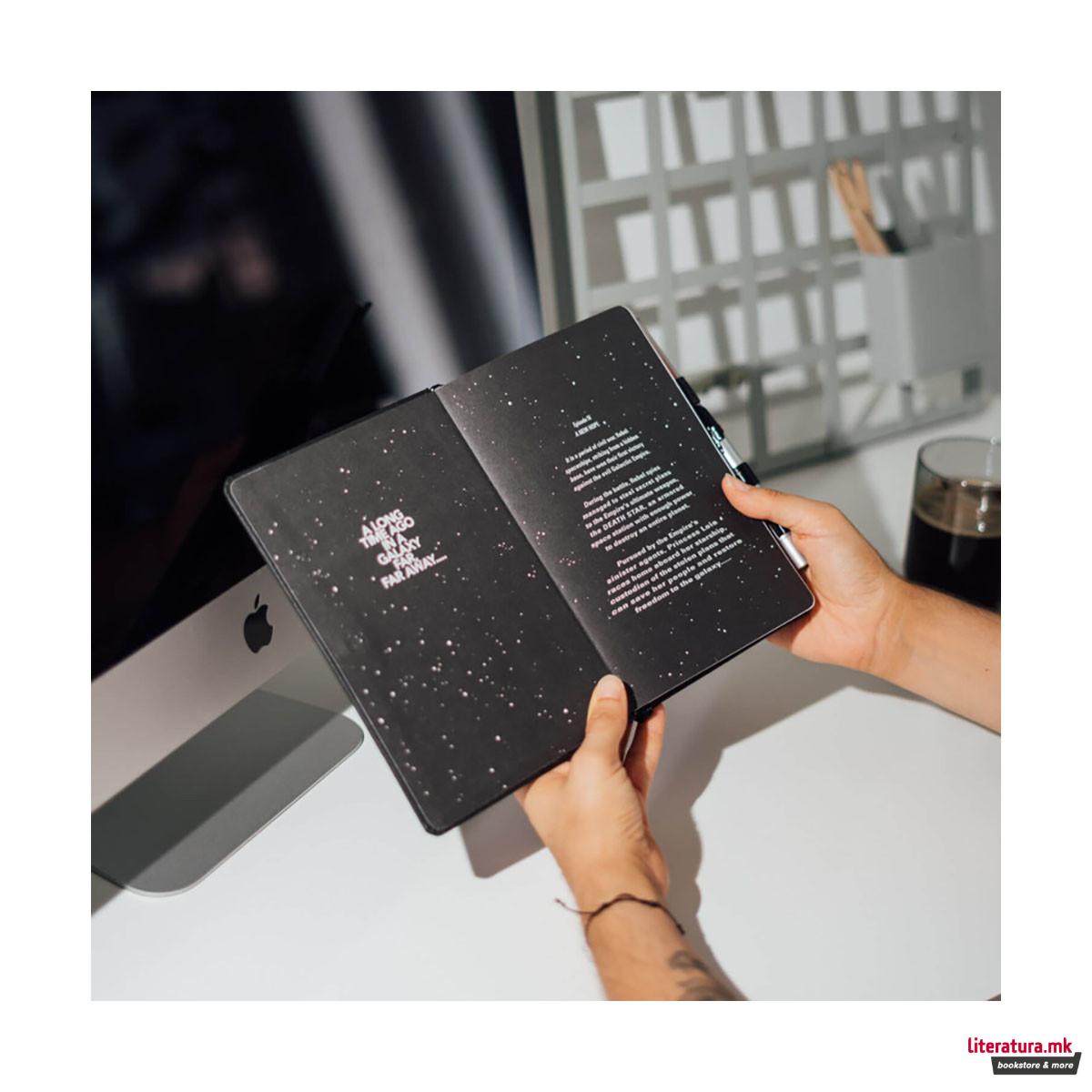 Нотес A5 со светлечко пенкало, Star Wars - Darth Vader 