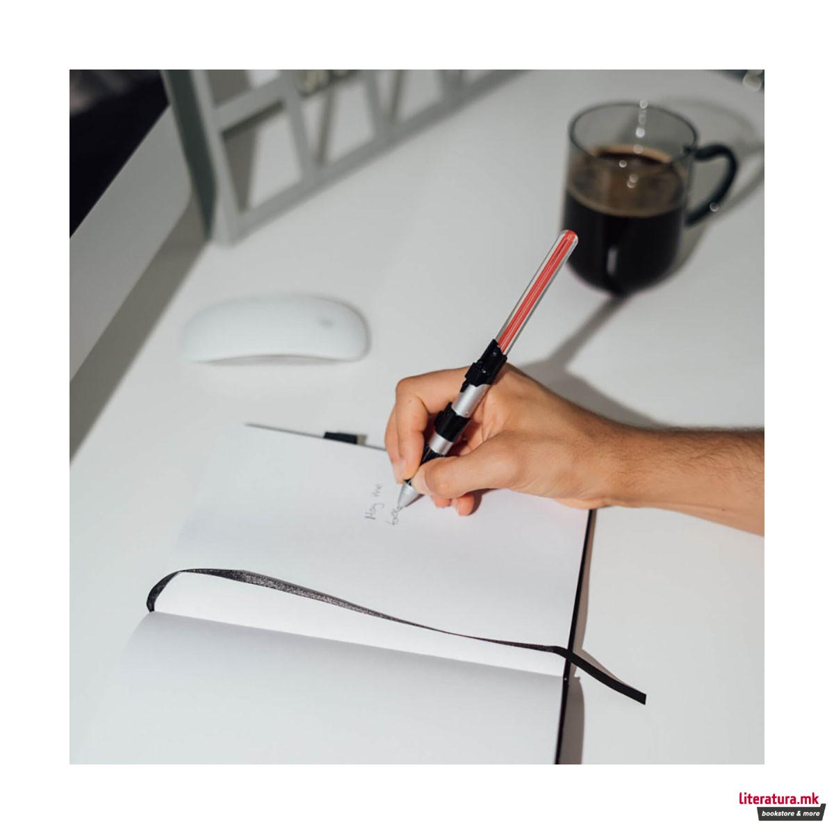 Нотес A5 со светлечко пенкало, Star Wars - Darth Vader 