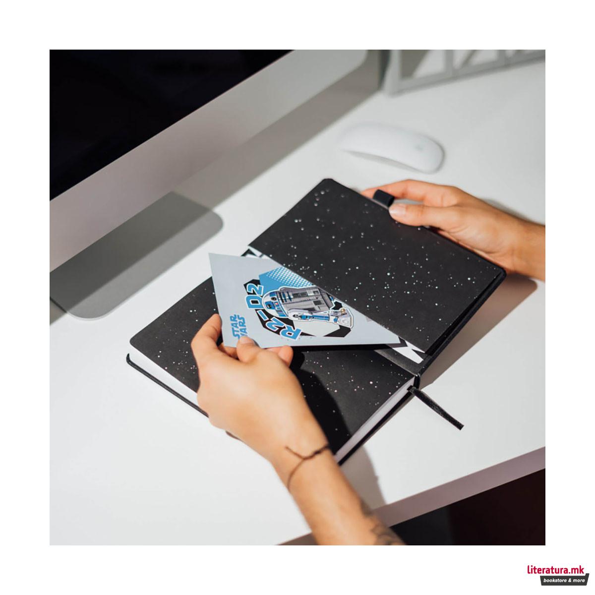 Нотес A5 со светлечко пенкало, Star Wars - Darth Vader 