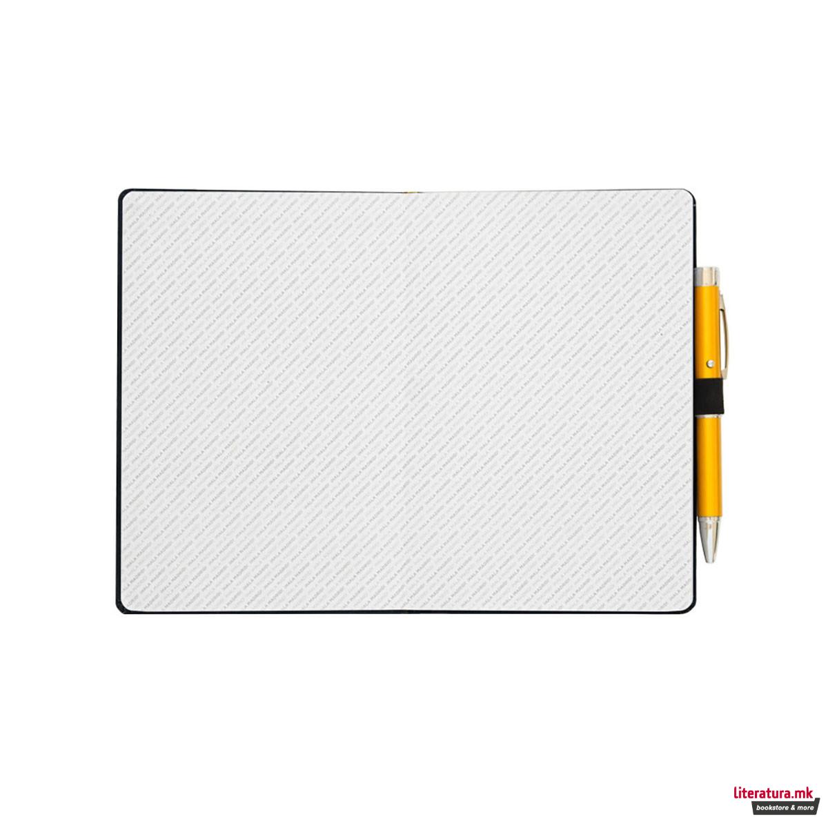 Нотес A5 со светлечко пенкало, FC Real Madrid 