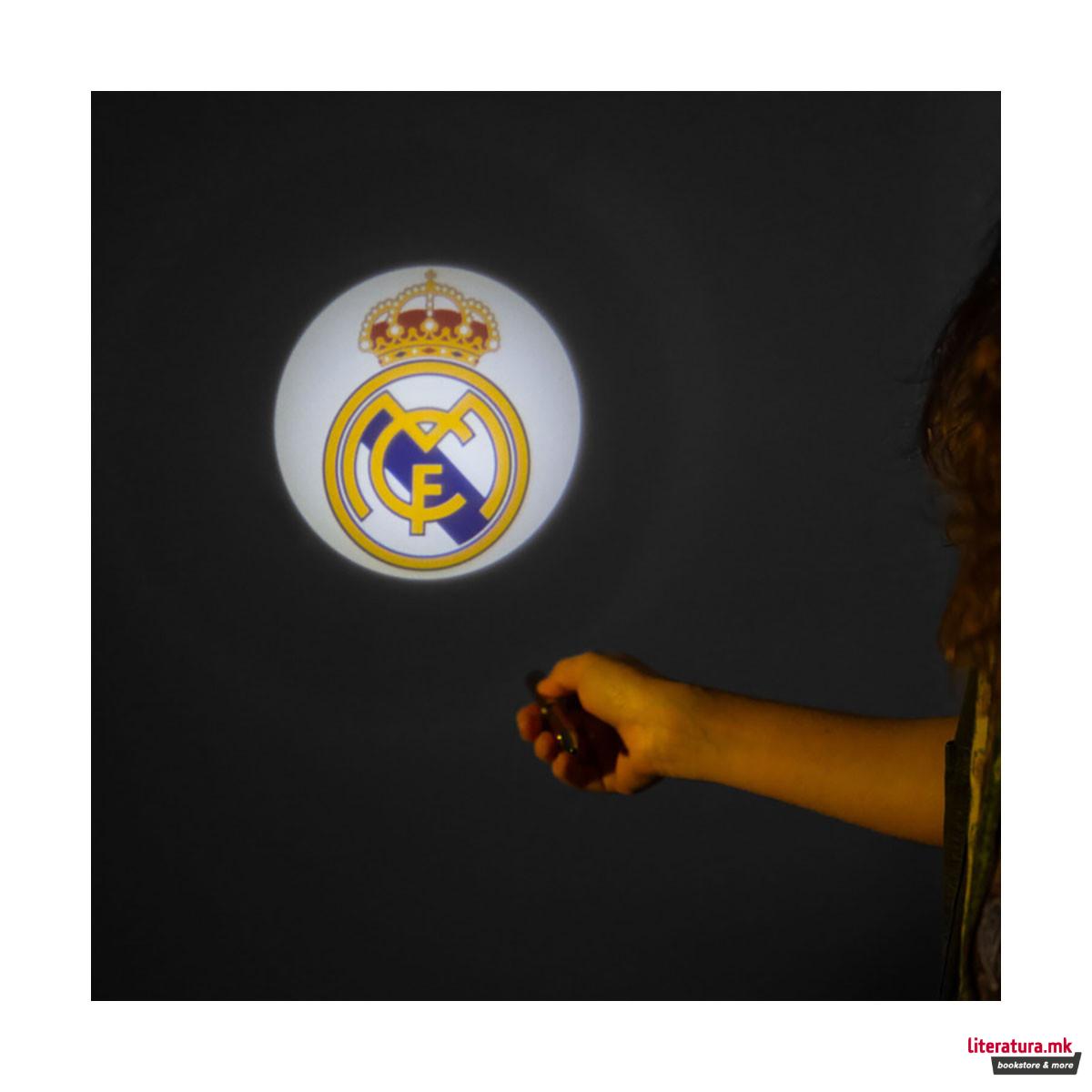 Нотес A5 со светлечко пенкало, FC Real Madrid 