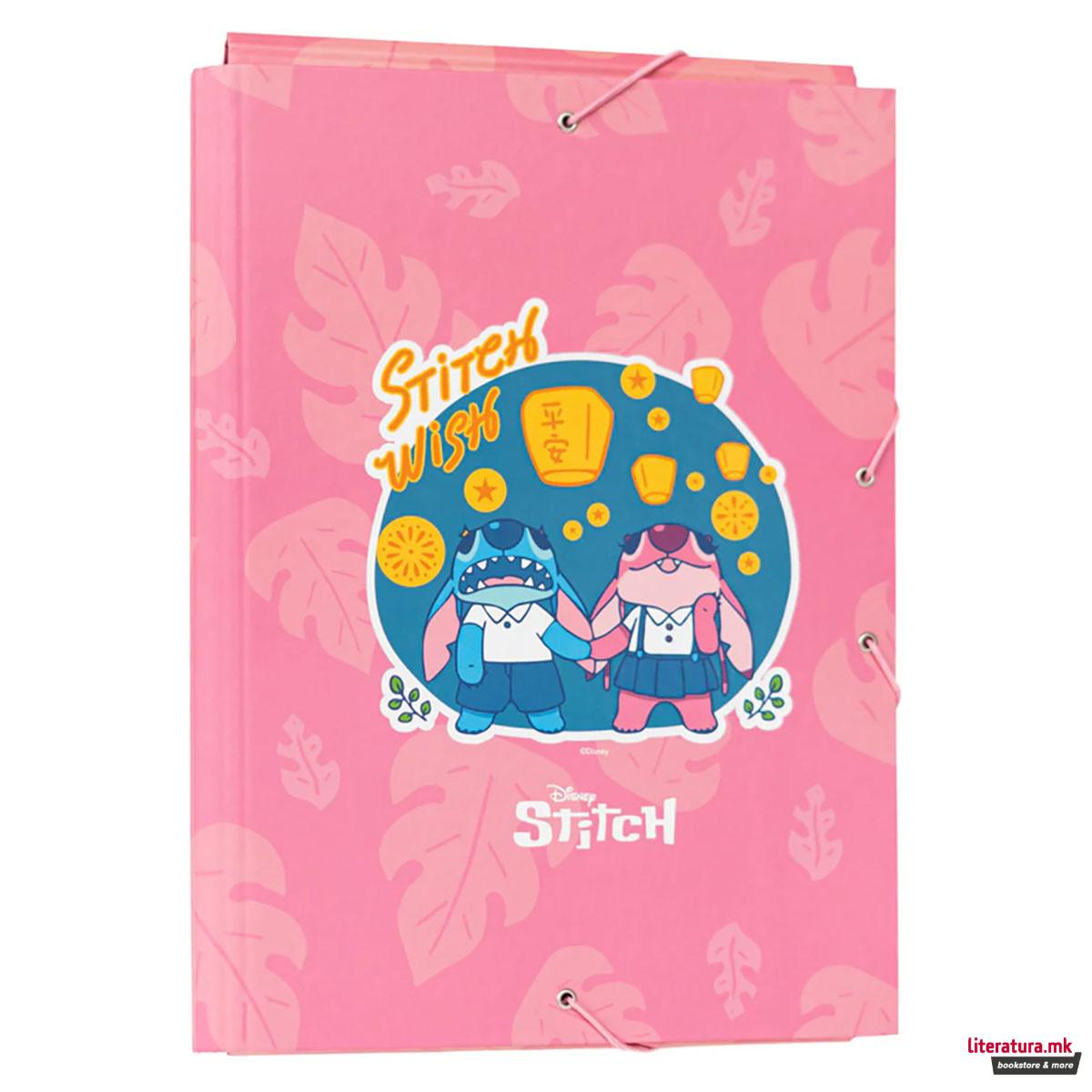 Папка A4, Disney: Stitch - Stitch Wish 