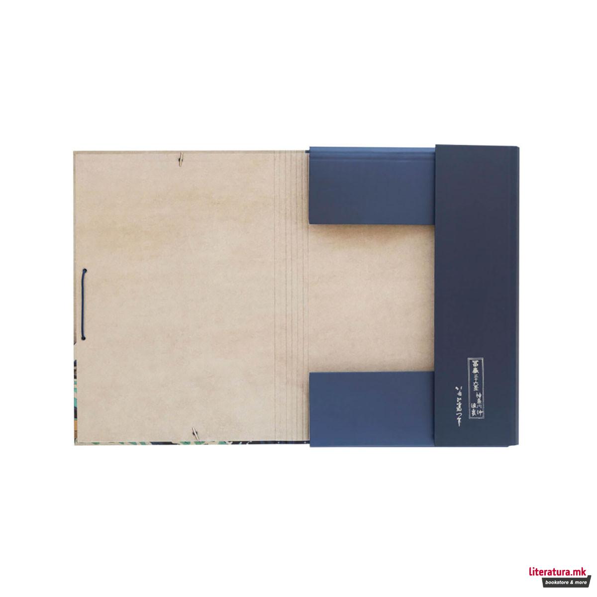 Папка, Hokusai: Great Wave of Kanagawa, 34 x 25.5 cm 