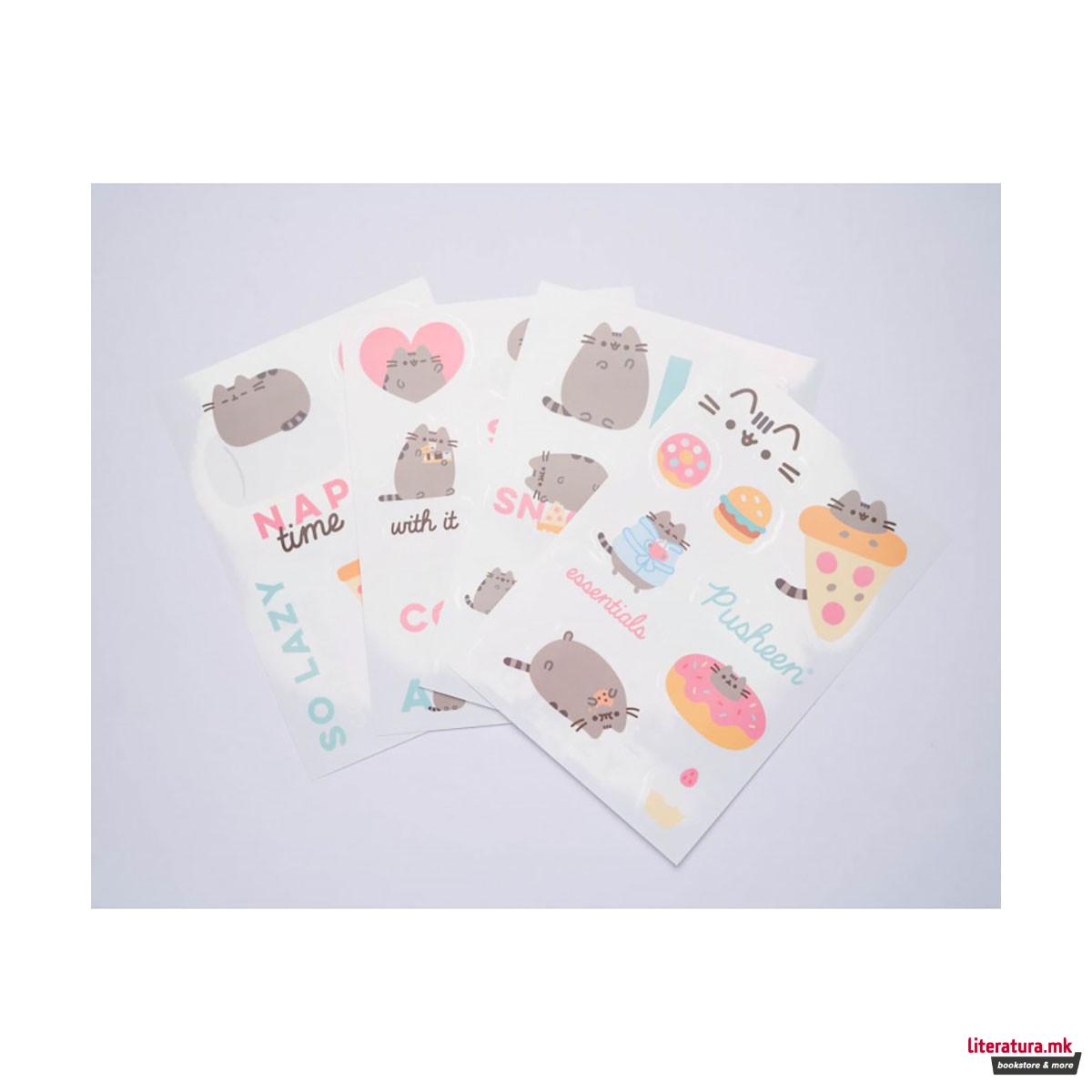 Водоотпорни стикери за лаптоп/таблет, Pusheen - Foodie, 1/16 