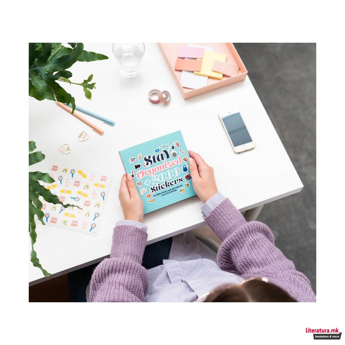 Книга со стикери, Stay Organized (над 2000 стикери) 