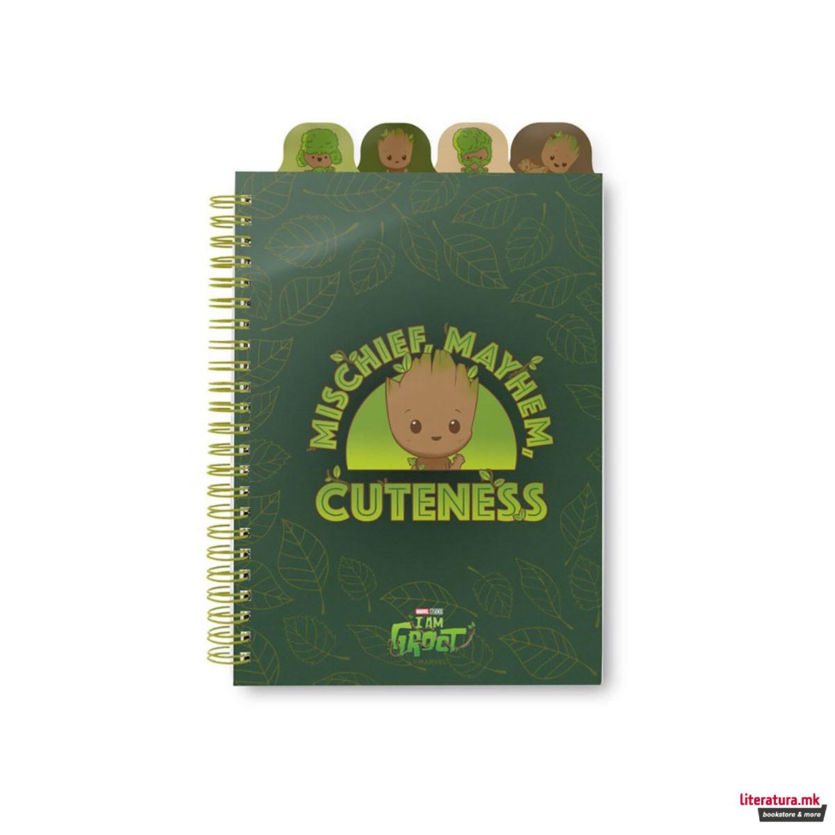 Нотес A5, Marvel - Groot 