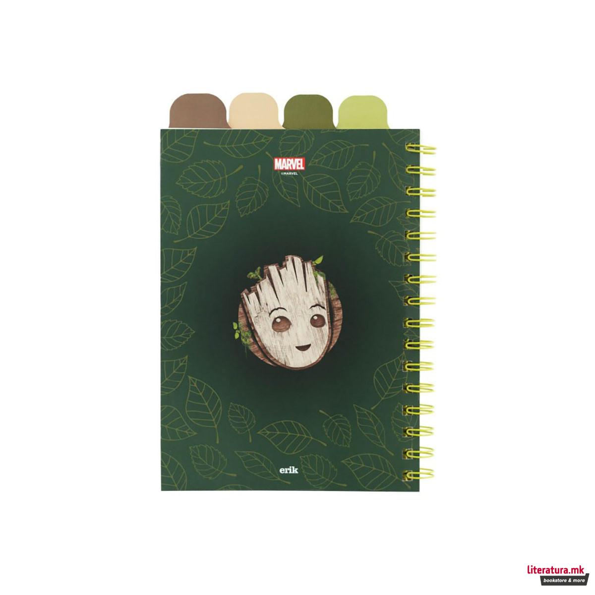 Нотес A5, Marvel - Groot 