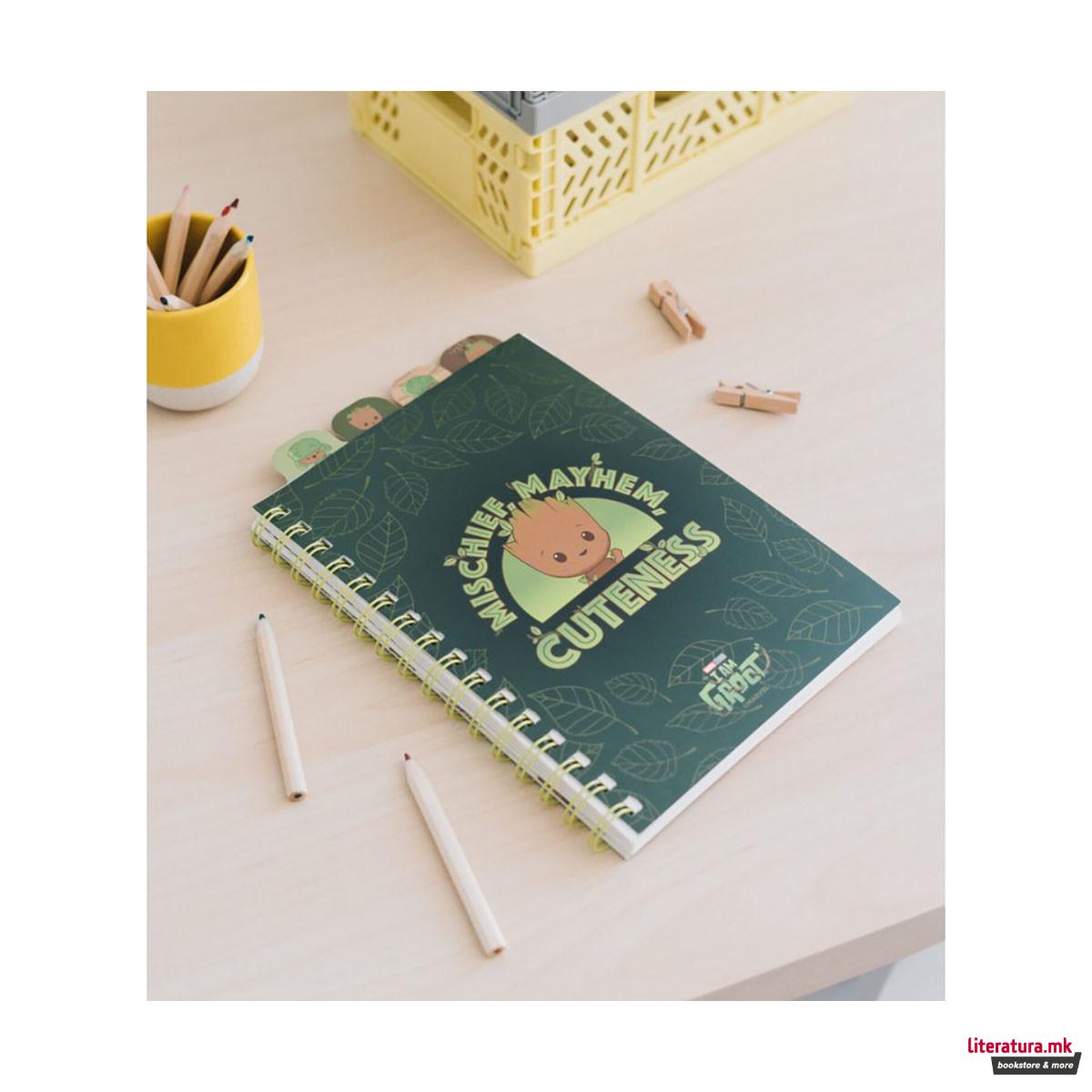 Нотес A5, Marvel - Groot 