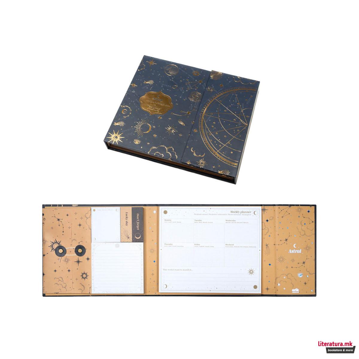 Неделен планер со мемо ливчиња, Astral 