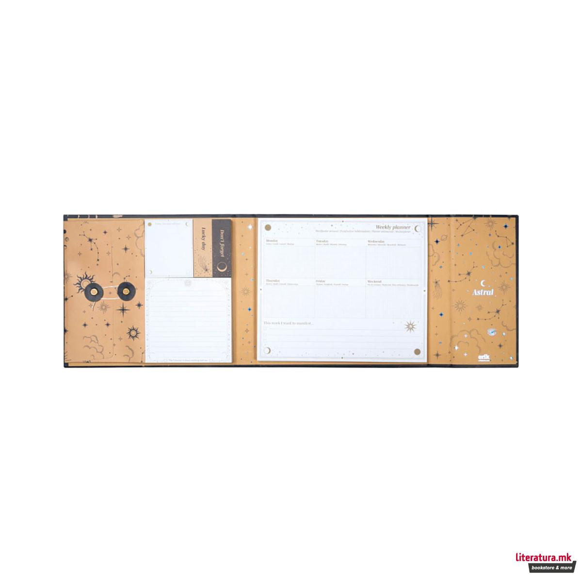 Неделен планер со мемо ливчиња, Astral 