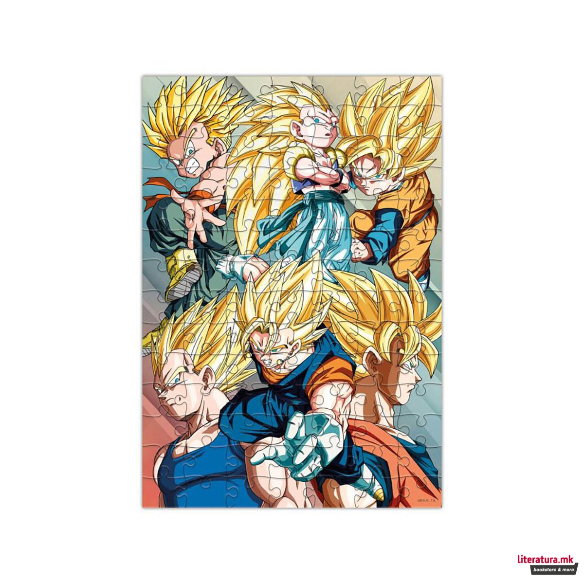 Двострана сложувалка, Dragon Ball Z - Six Star Ball, 98 парчиња 