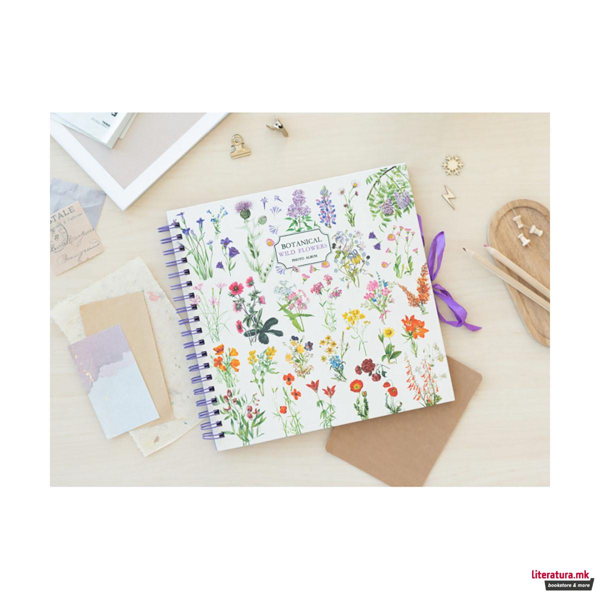 Скрапбук албум, Wild Flowers, 40 страници 