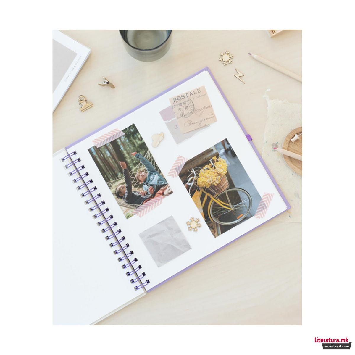 Скрапбук албум, Wild Flowers, 40 страници 