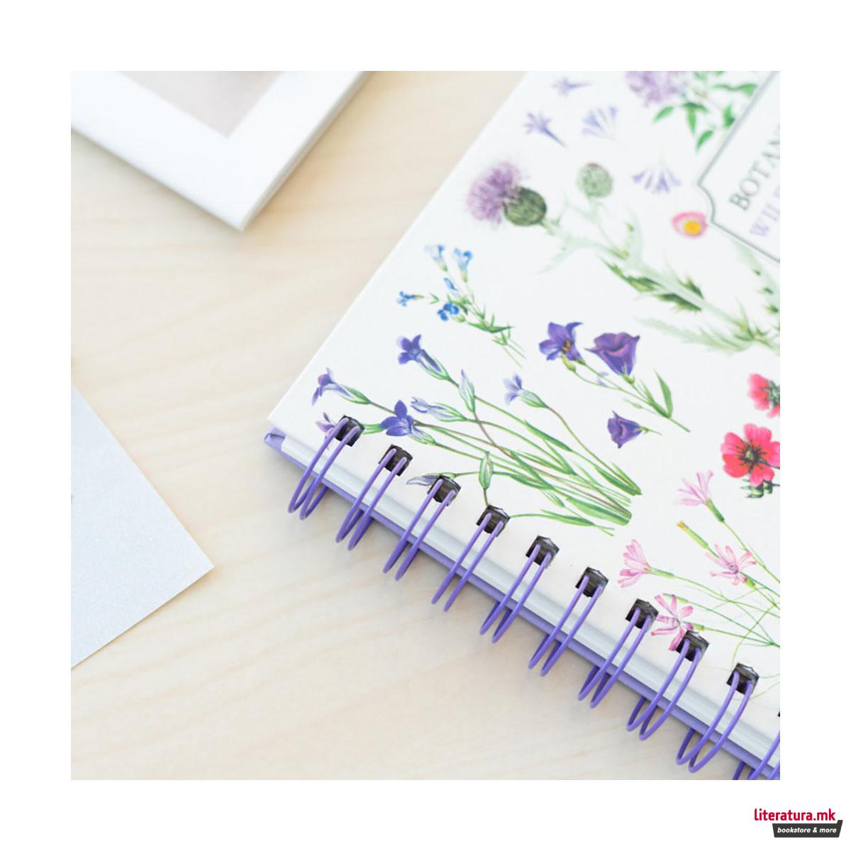 Скрапбук албум, Wild Flowers, 40 страници 