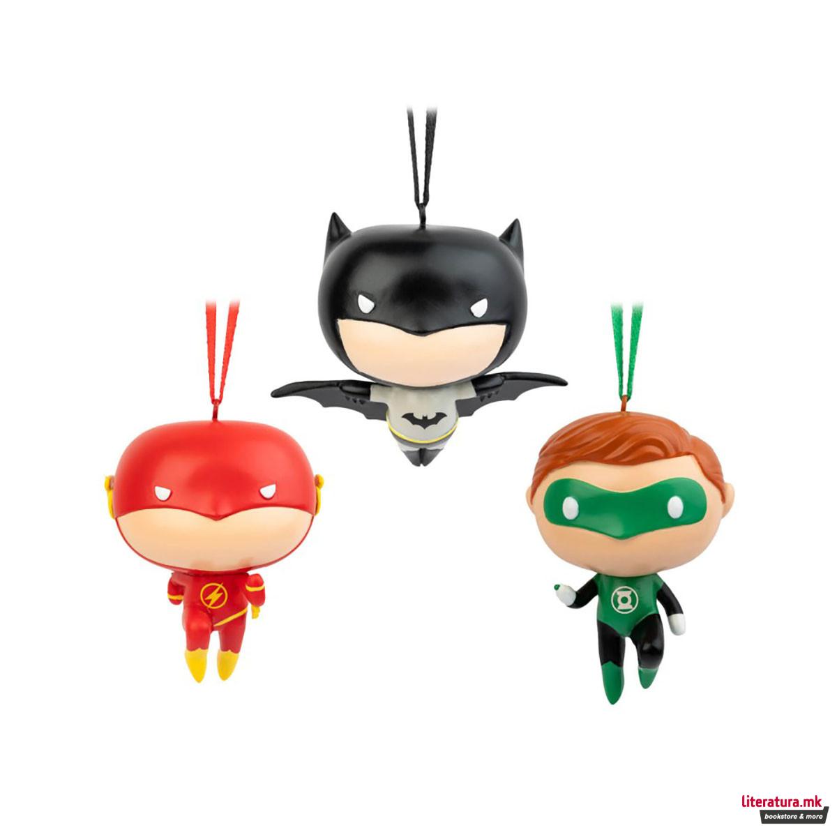 Сет од 3 лампиони, DC: Batman, Flash & Green Lantern 