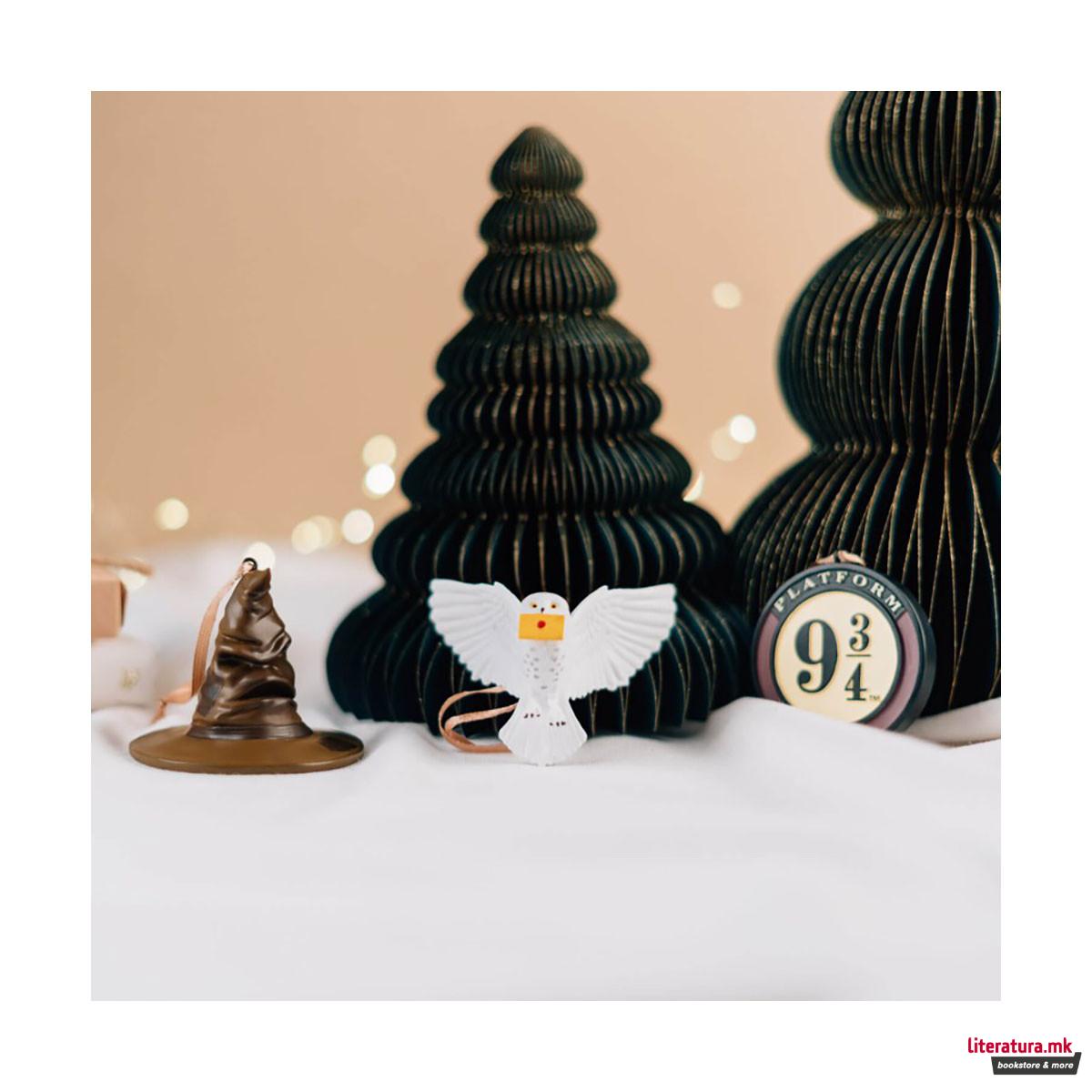 Сет од 3 лампиони, Harry Potter - Hedwig, Sorting Hat & Platform 9 3/4 