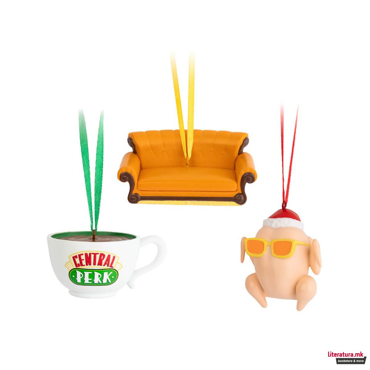 Сет од 3 лампиони, Friends - Central Perk Mug, Turkey & Sofa 