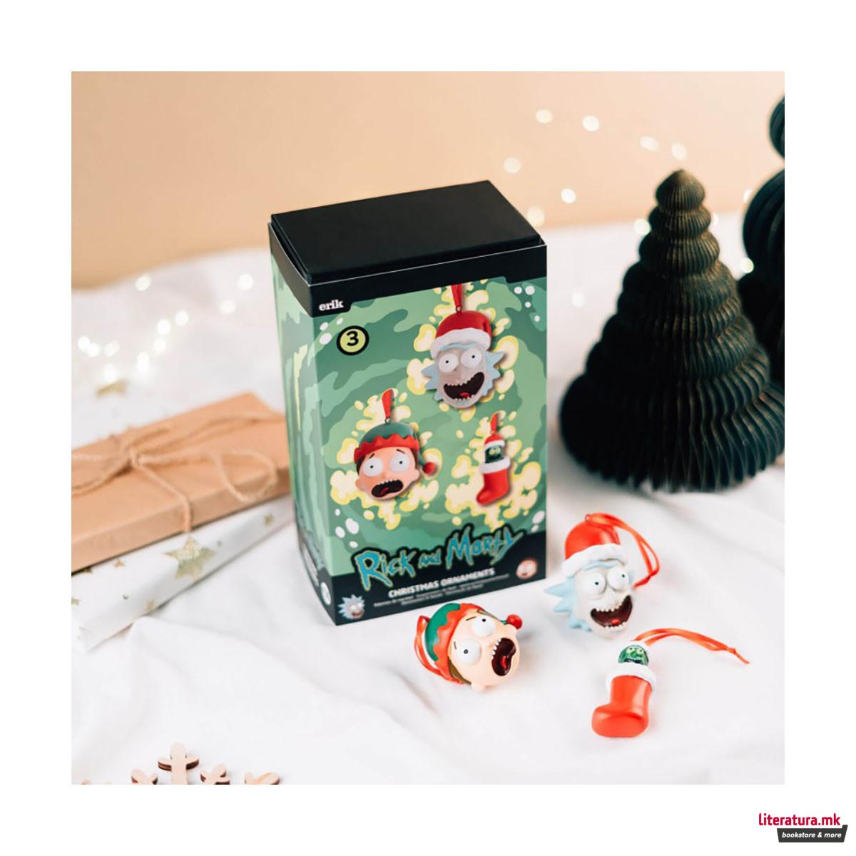 Сет од 3 лампиони, Rick and Morty - Rick, Morty & Pickle Rick 