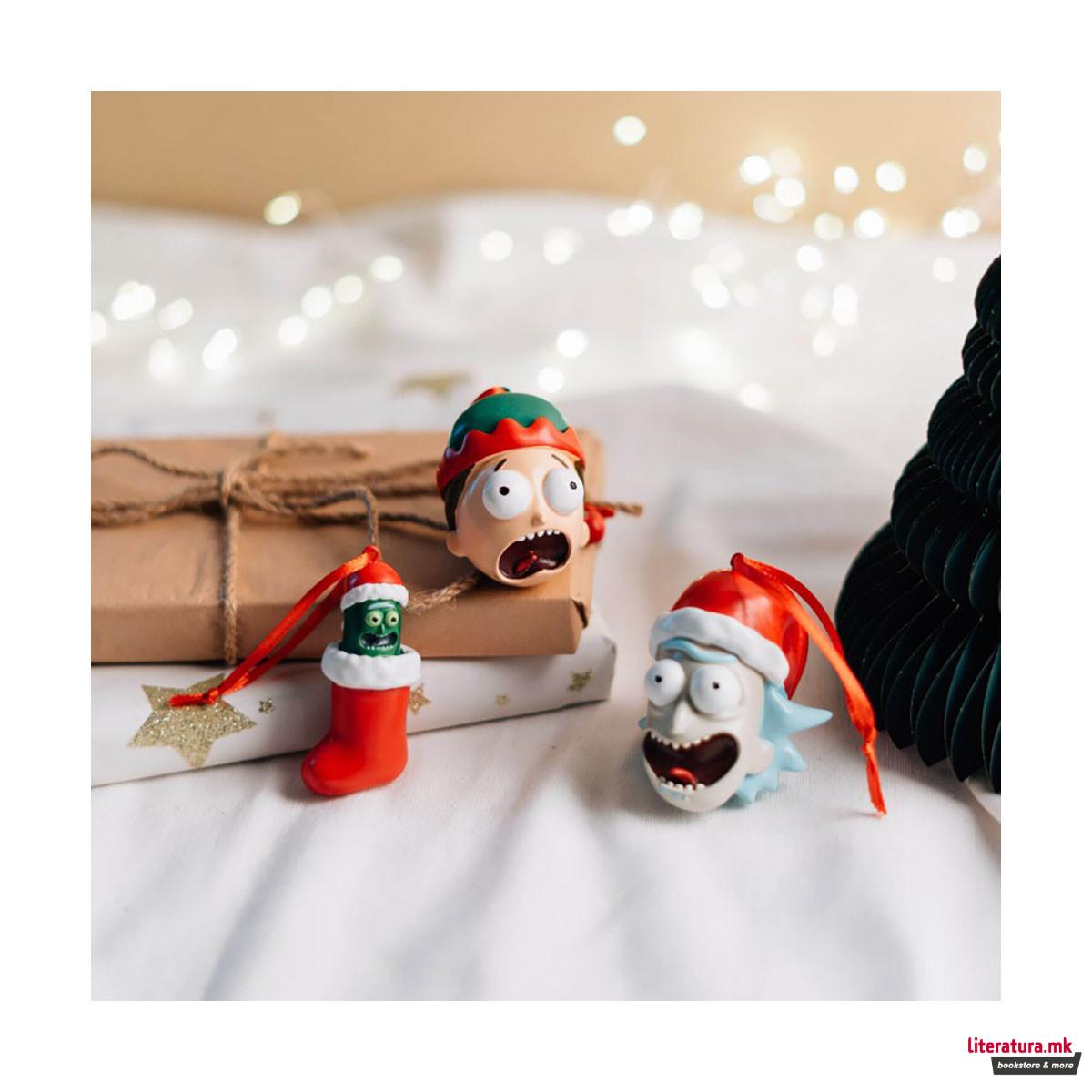 Сет од 3 лампиони, Rick and Morty - Rick, Morty & Pickle Rick 