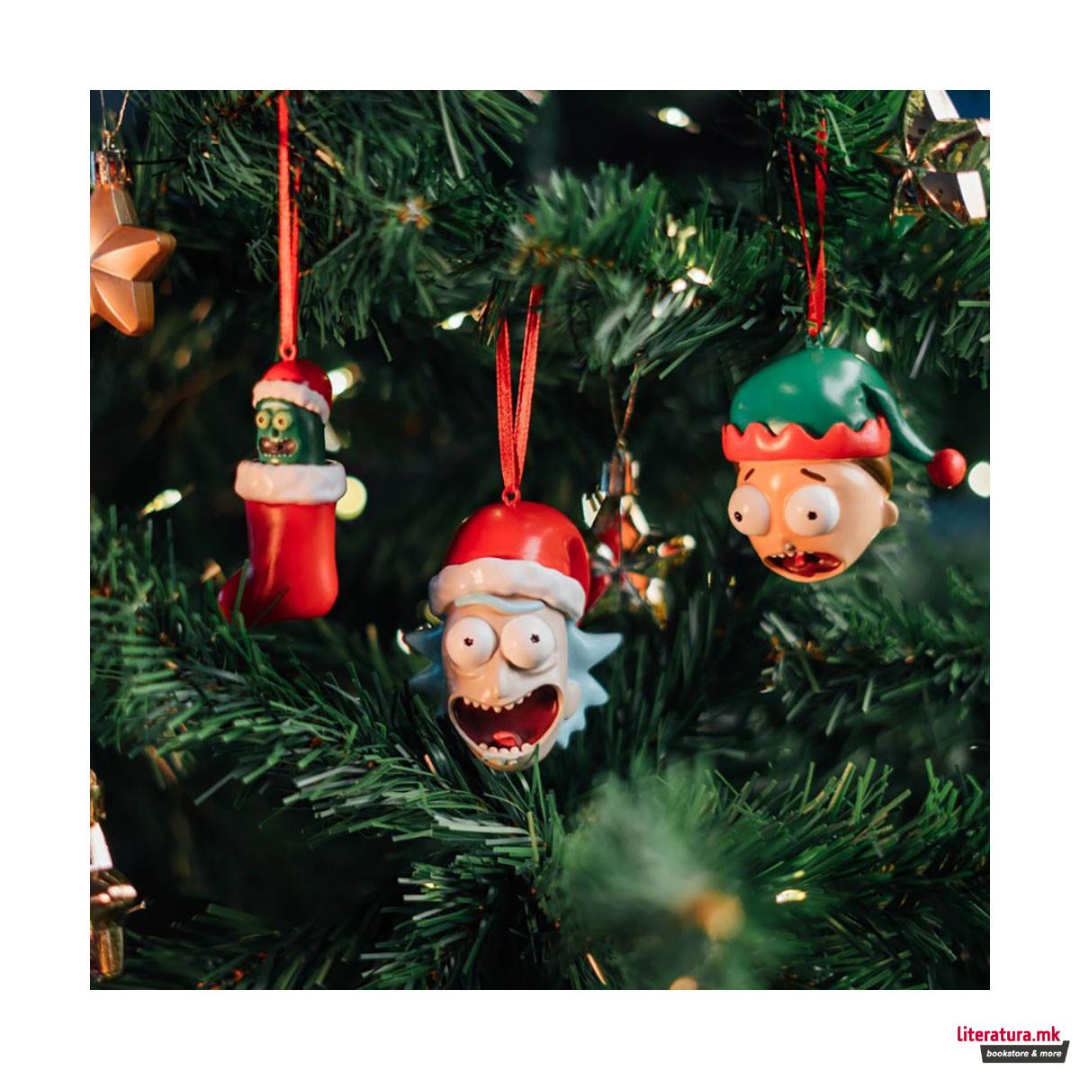 Сет од 3 лампиони, Rick and Morty - Rick, Morty & Pickle Rick 