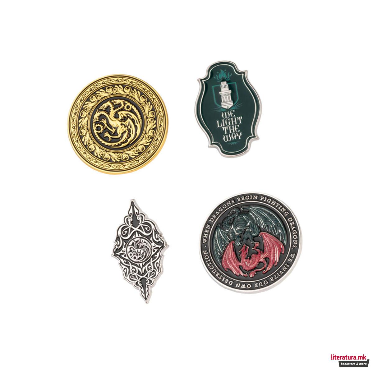 Сет од 4 беџови, GoT: House of the Dragon 