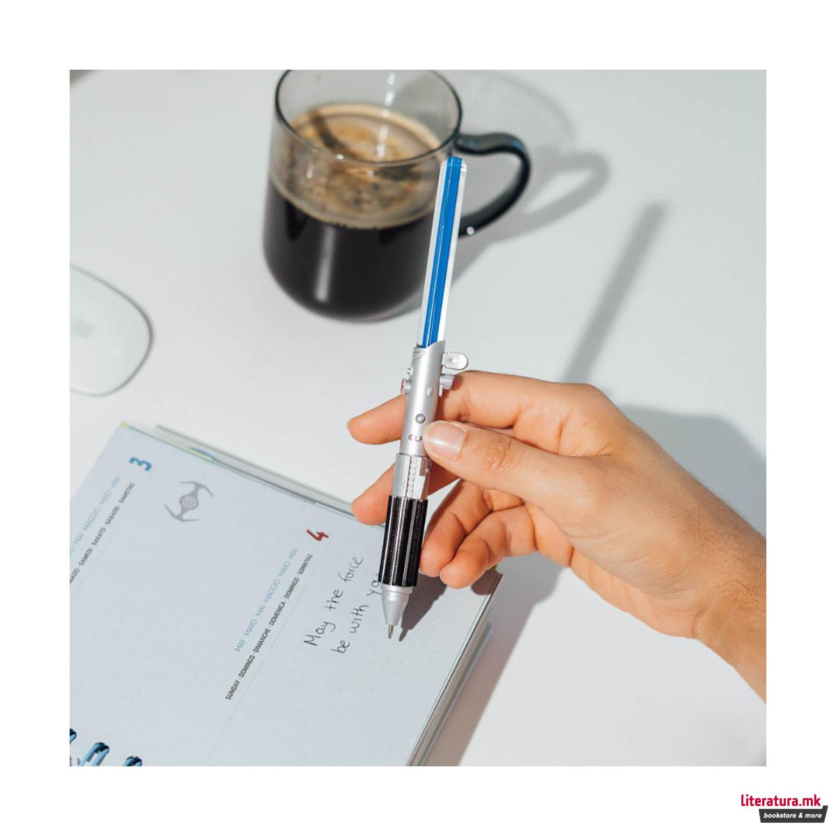 Сет од 2 пенкала со LED светло, Star Wars - Lightsabers 