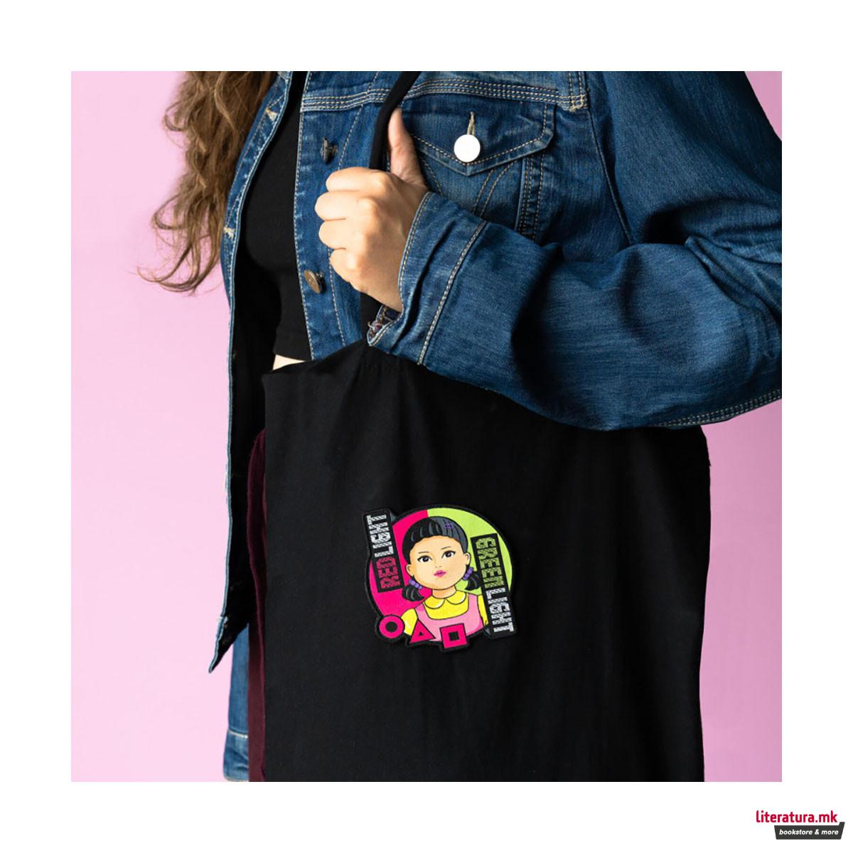 Сет од 3 пришивки за облека, Squid Game 