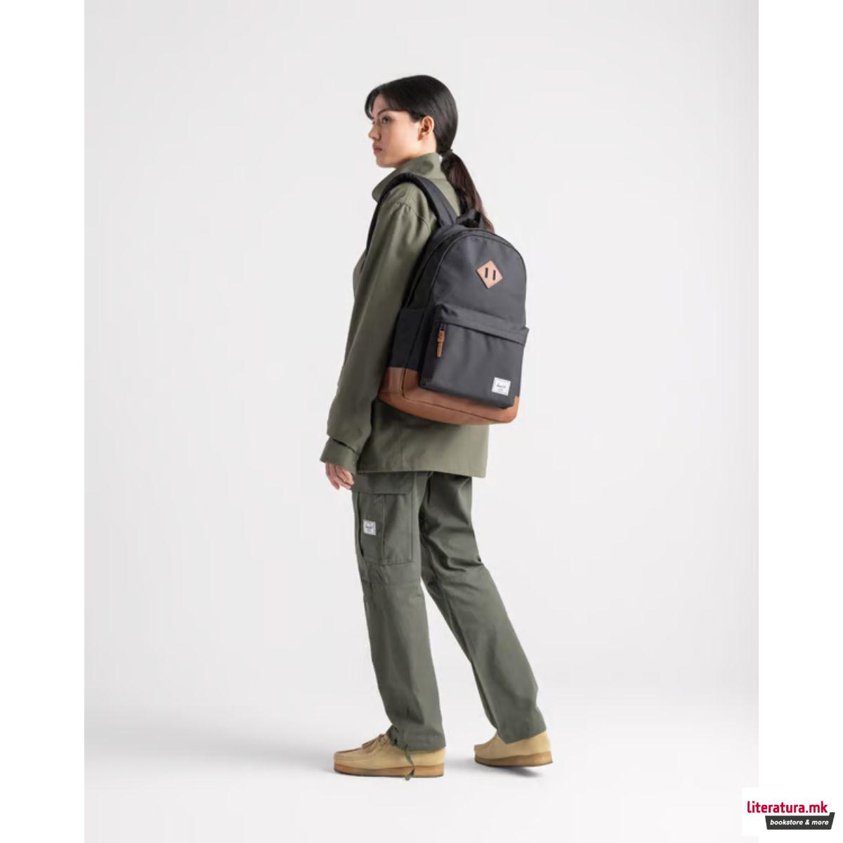 Ранец, Heritage, Black/Tan 