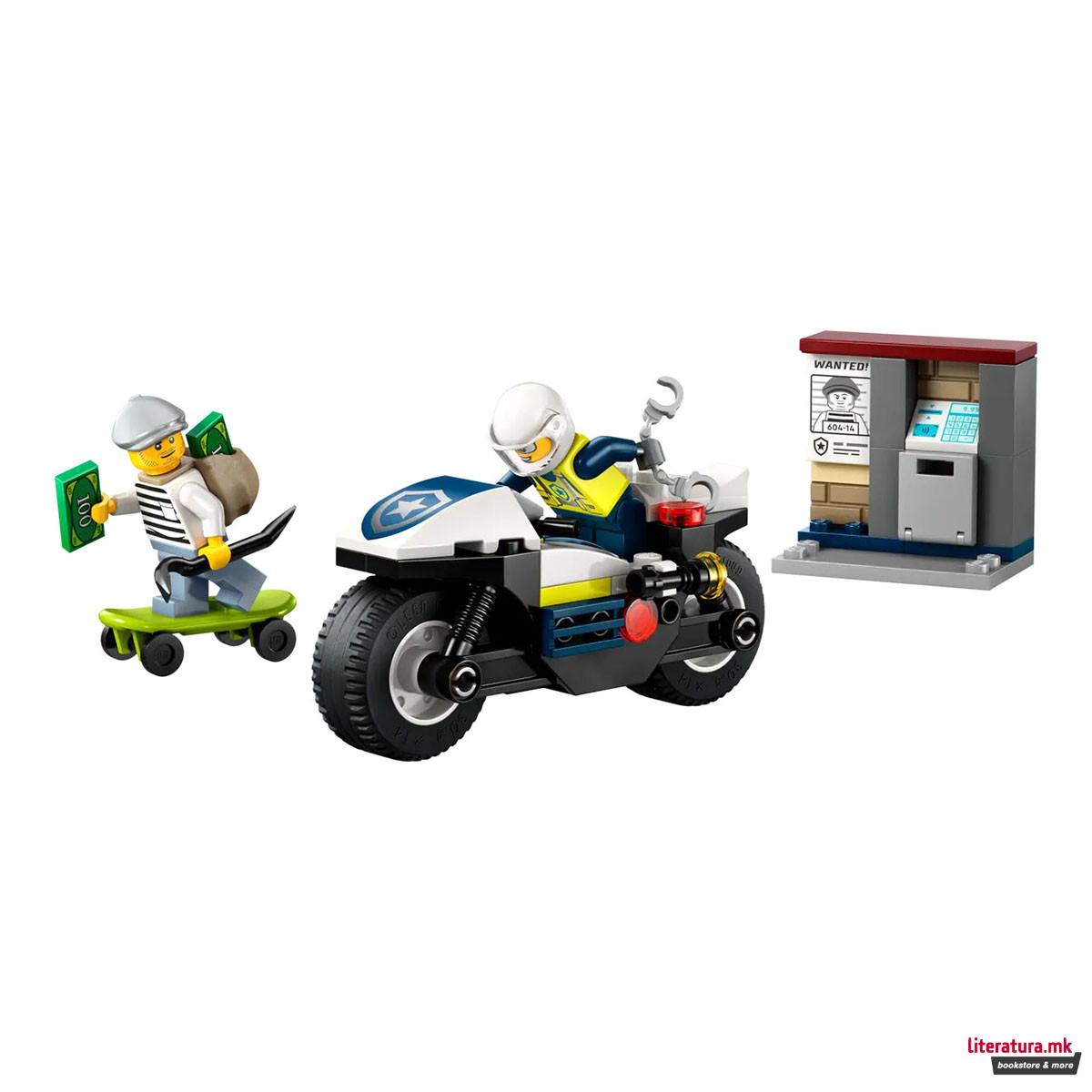 LEGO коцки, City, Police Motorcycle Chase 