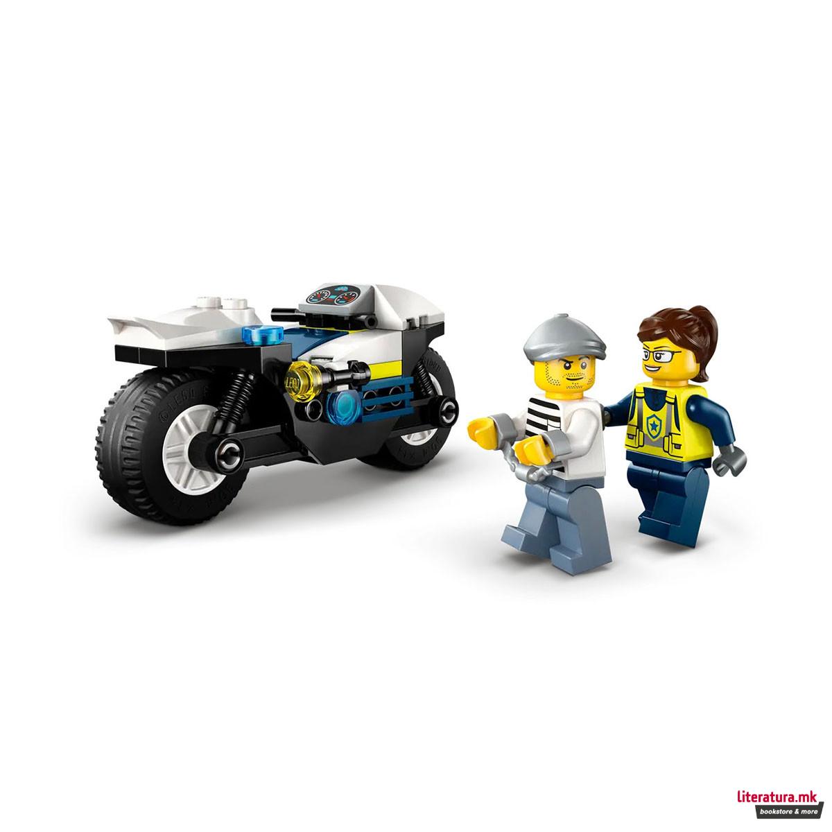 LEGO коцки, City, Police Motorcycle Chase 