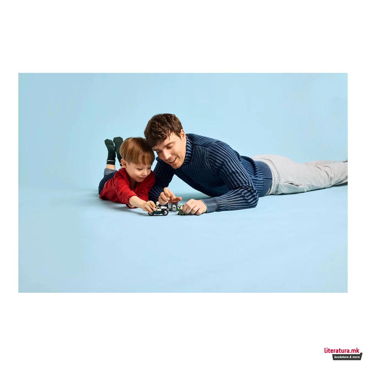 LEGO коцки, City, Police Motorcycle Chase 