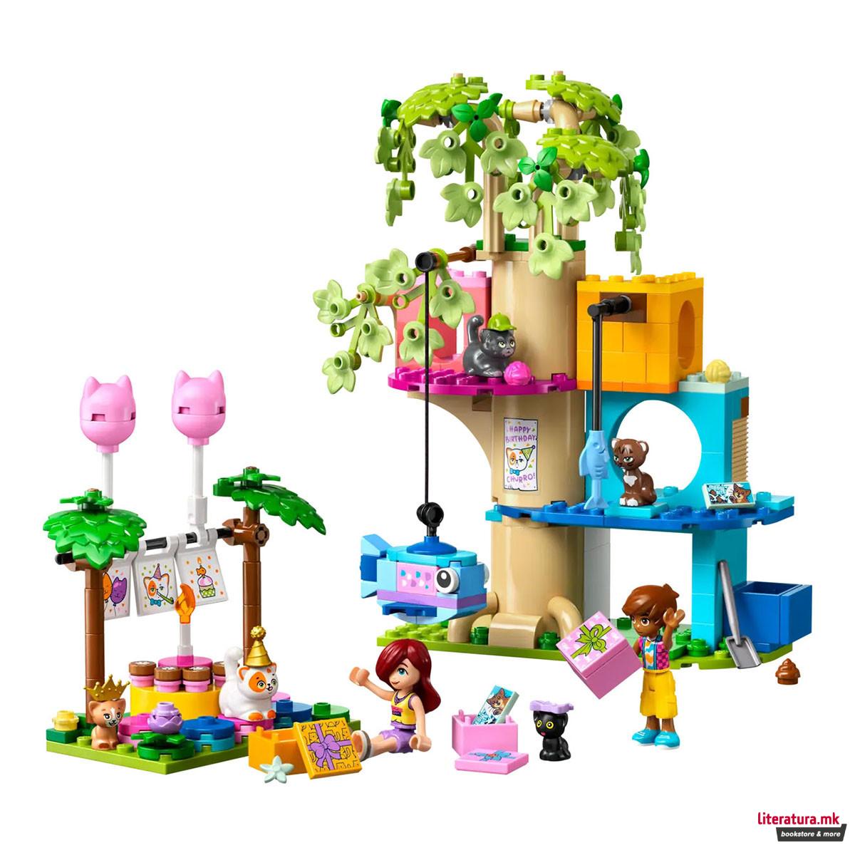 LEGO коцки, Friends, Cat Birthday Party & Tree House 