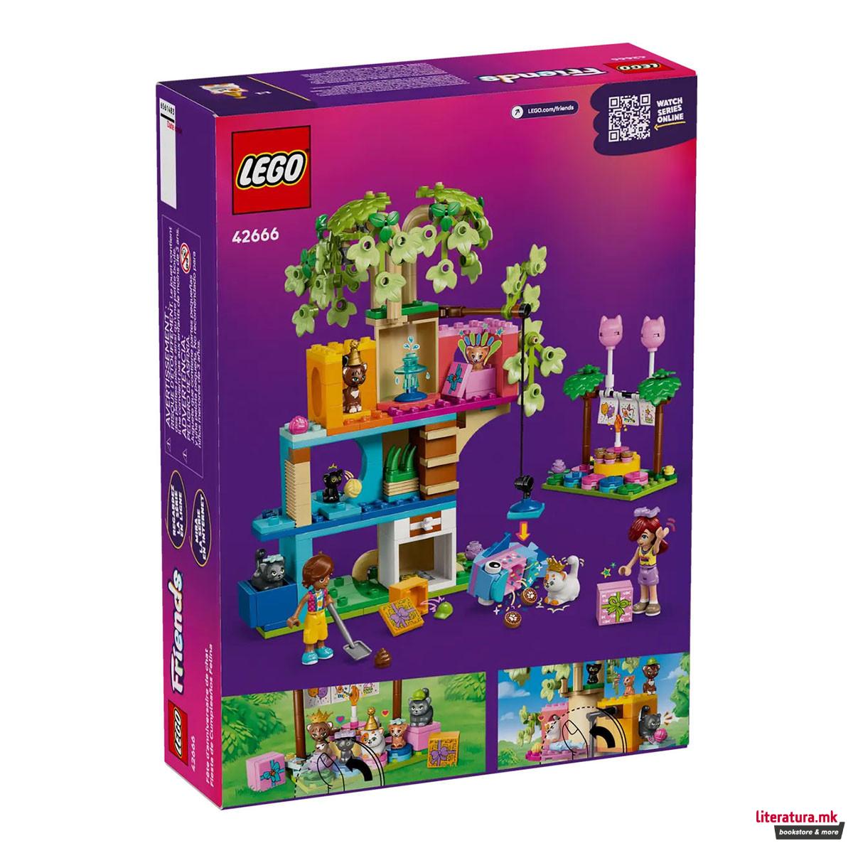 LEGO коцки, Friends, Cat Birthday Party & Tree House 