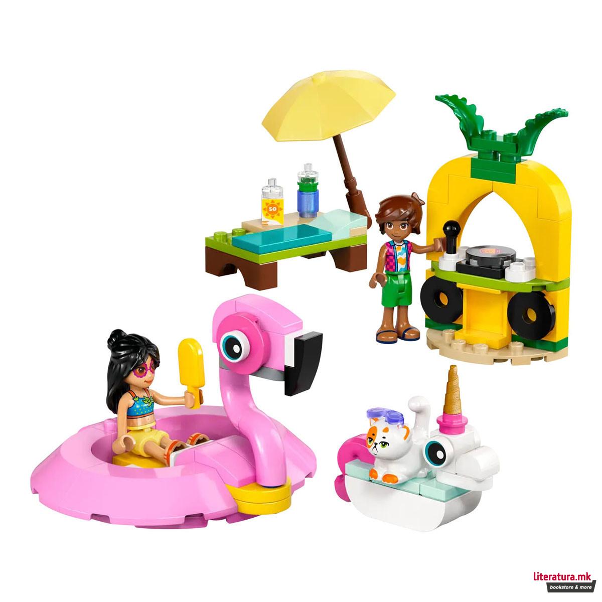 LEGO коцки, Friends, Unicorn & Flamingo Pool Party 