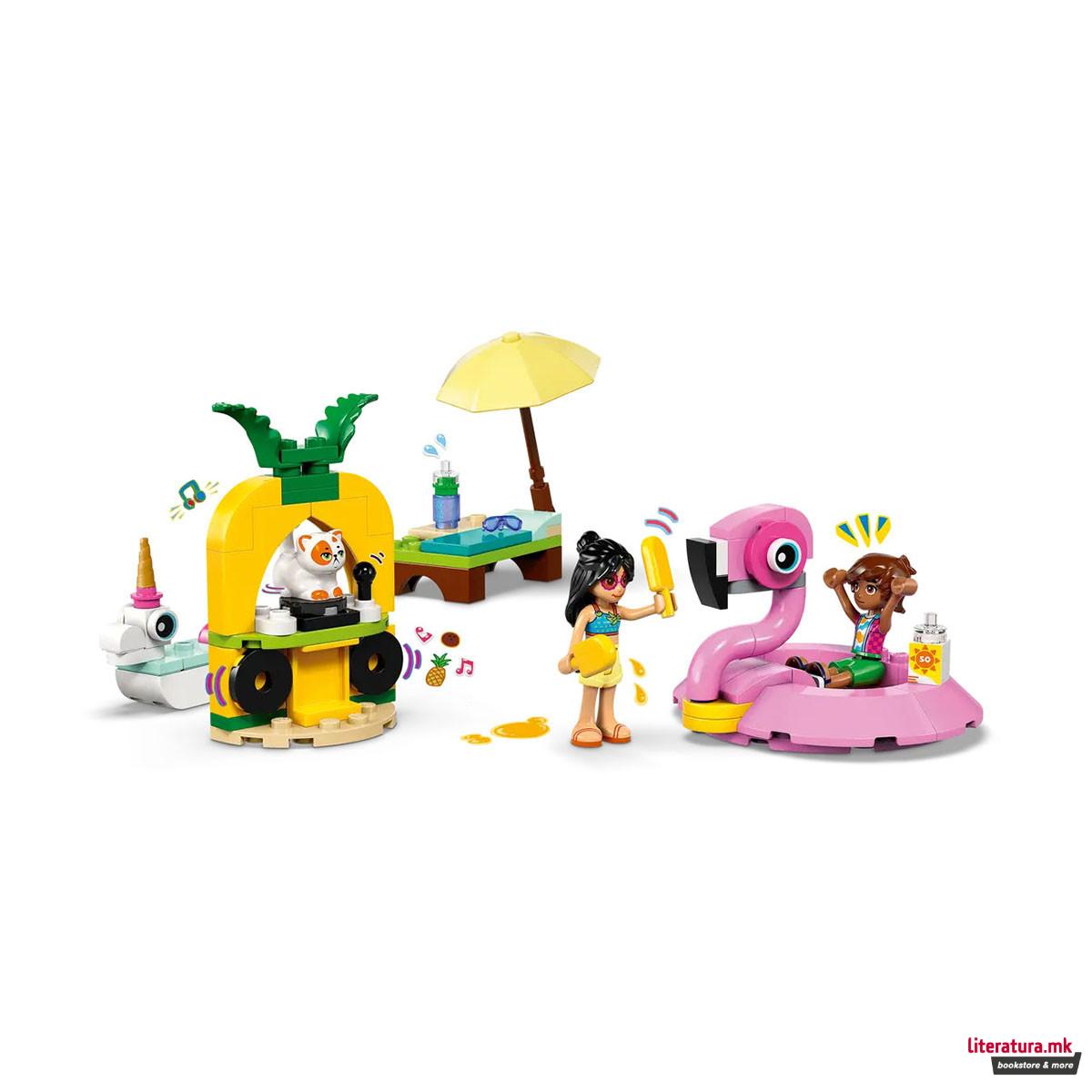 LEGO коцки, Friends, Unicorn & Flamingo Pool Party 