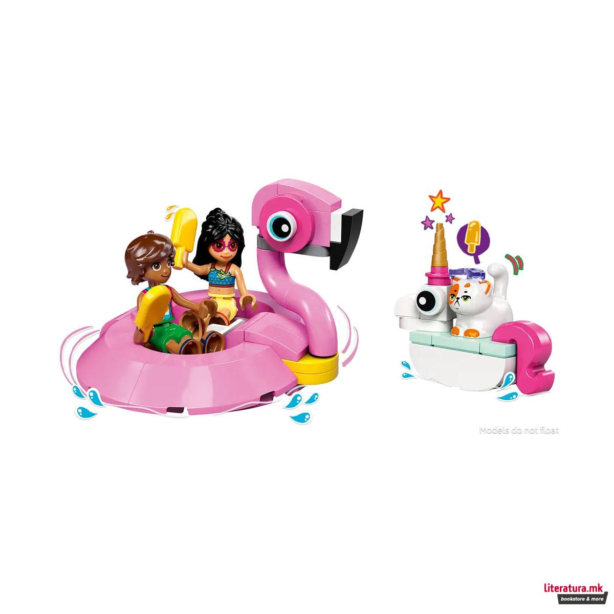 LEGO коцки, Friends, Unicorn & Flamingo Pool Party 