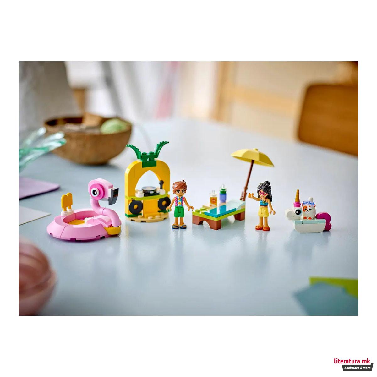 LEGO коцки, Friends, Unicorn & Flamingo Pool Party 