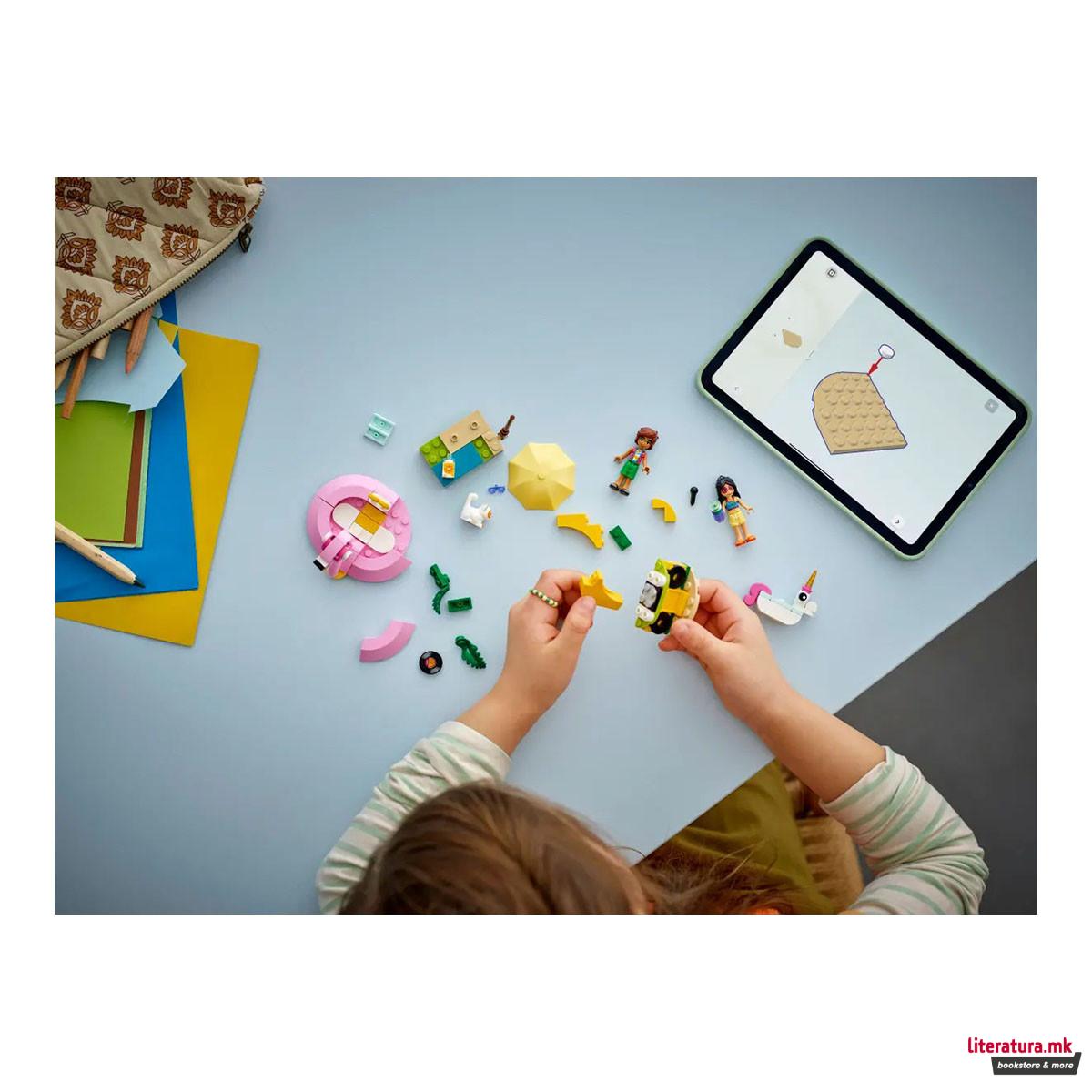 LEGO коцки, Friends, Unicorn & Flamingo Pool Party 