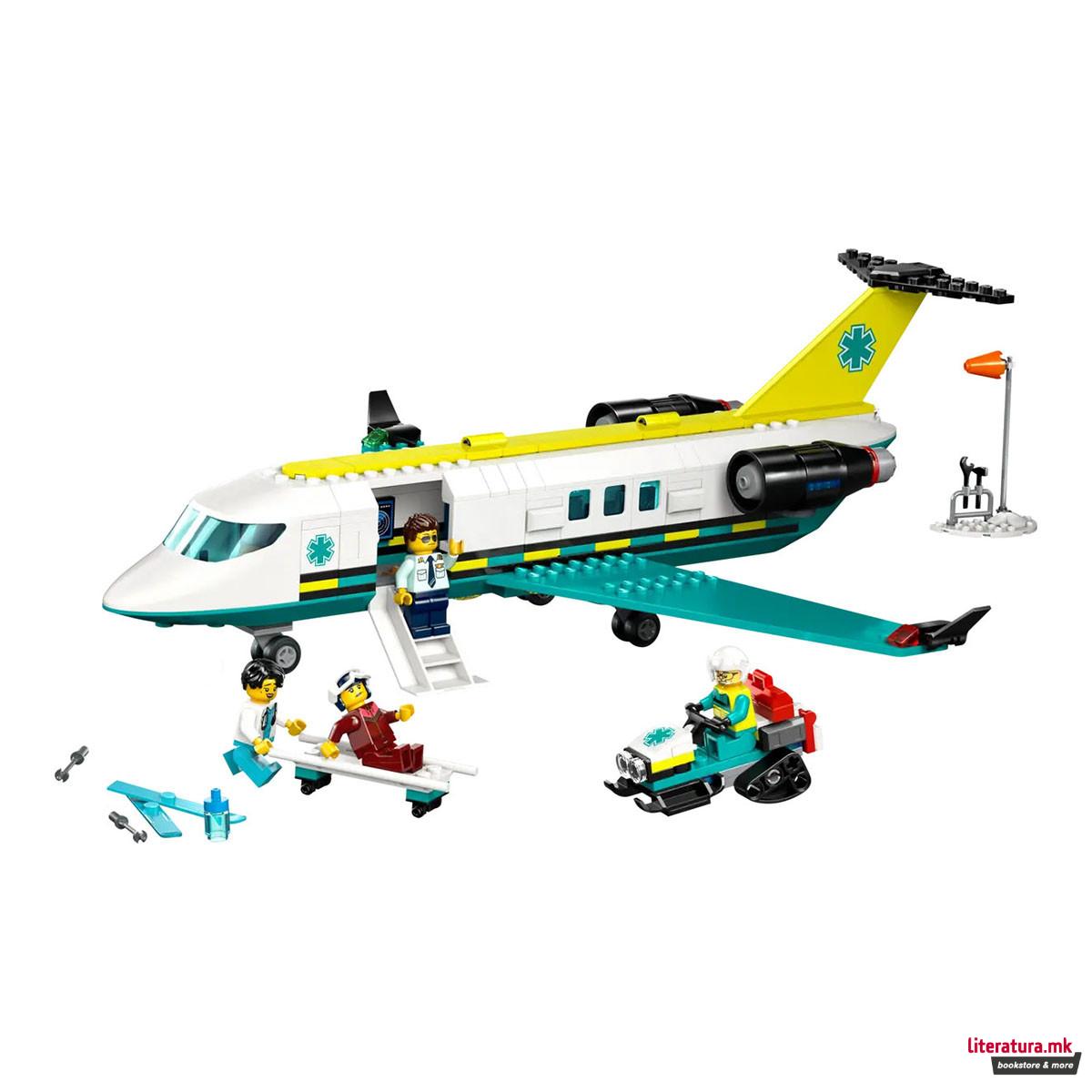 LEGO коцки, City, Emergency Air Ambulance Airplane 