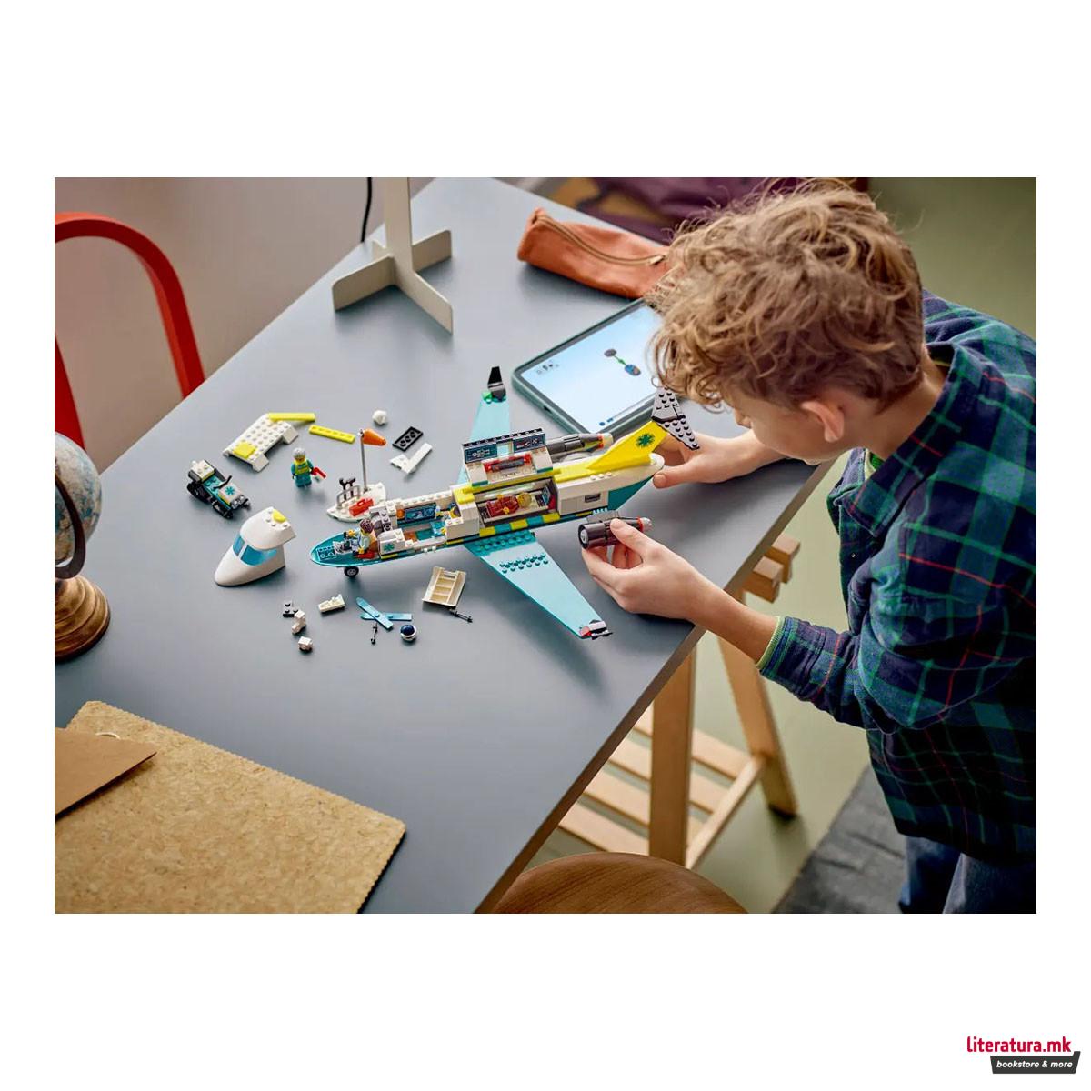 LEGO коцки, City, Emergency Air Ambulance Airplane 