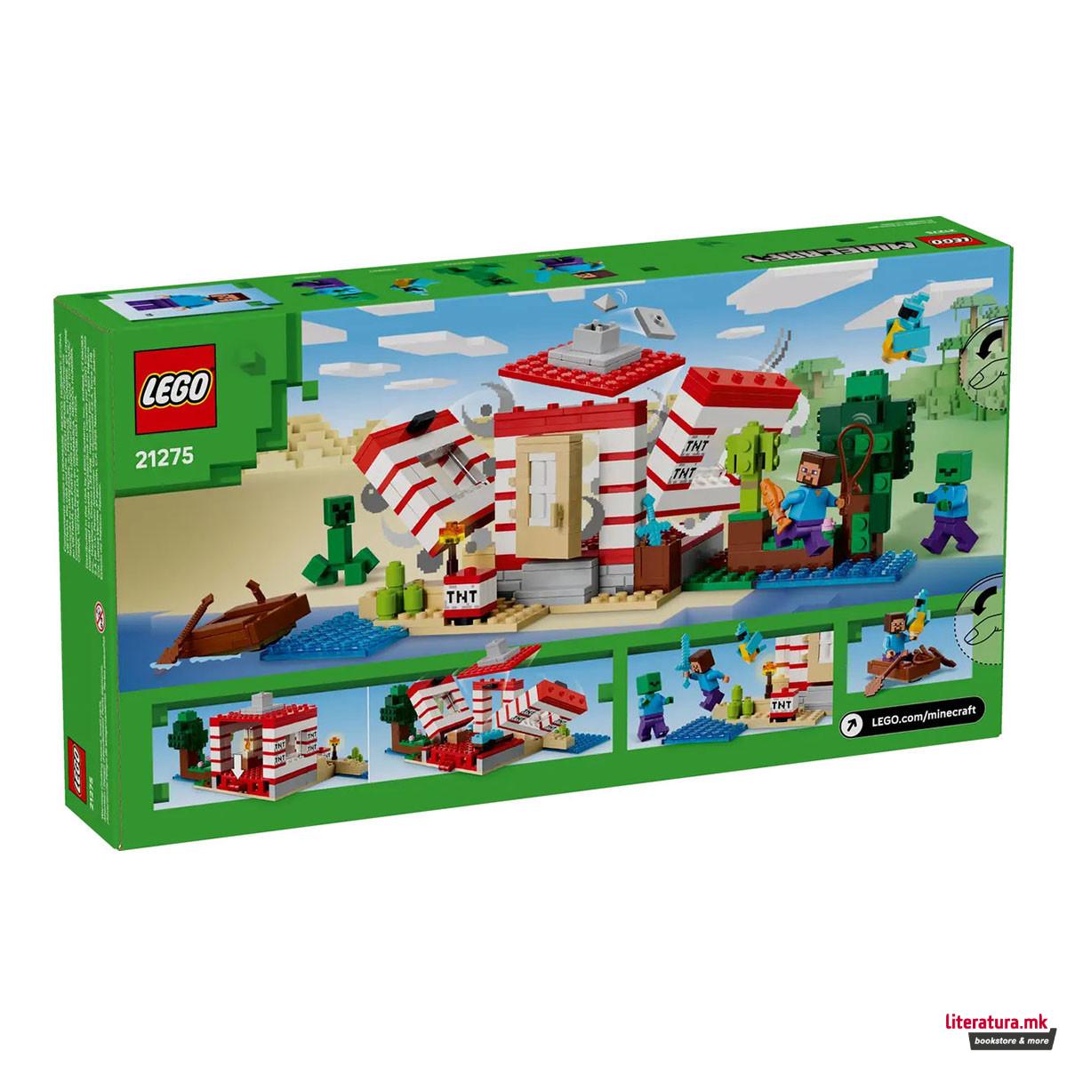 LEGO коцки, Minecraft, The TNT Jungle House 