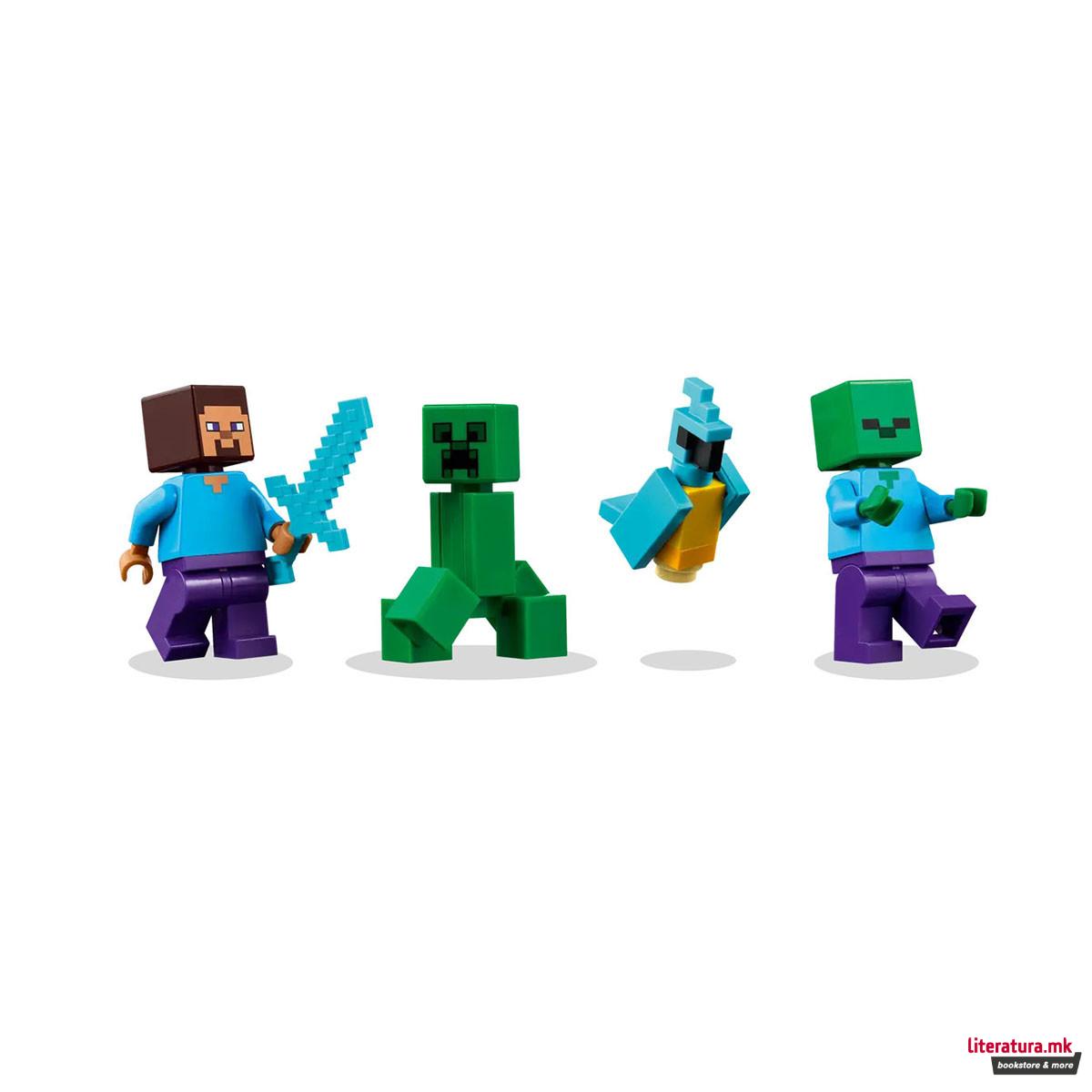 LEGO коцки, Minecraft, The TNT Jungle House 