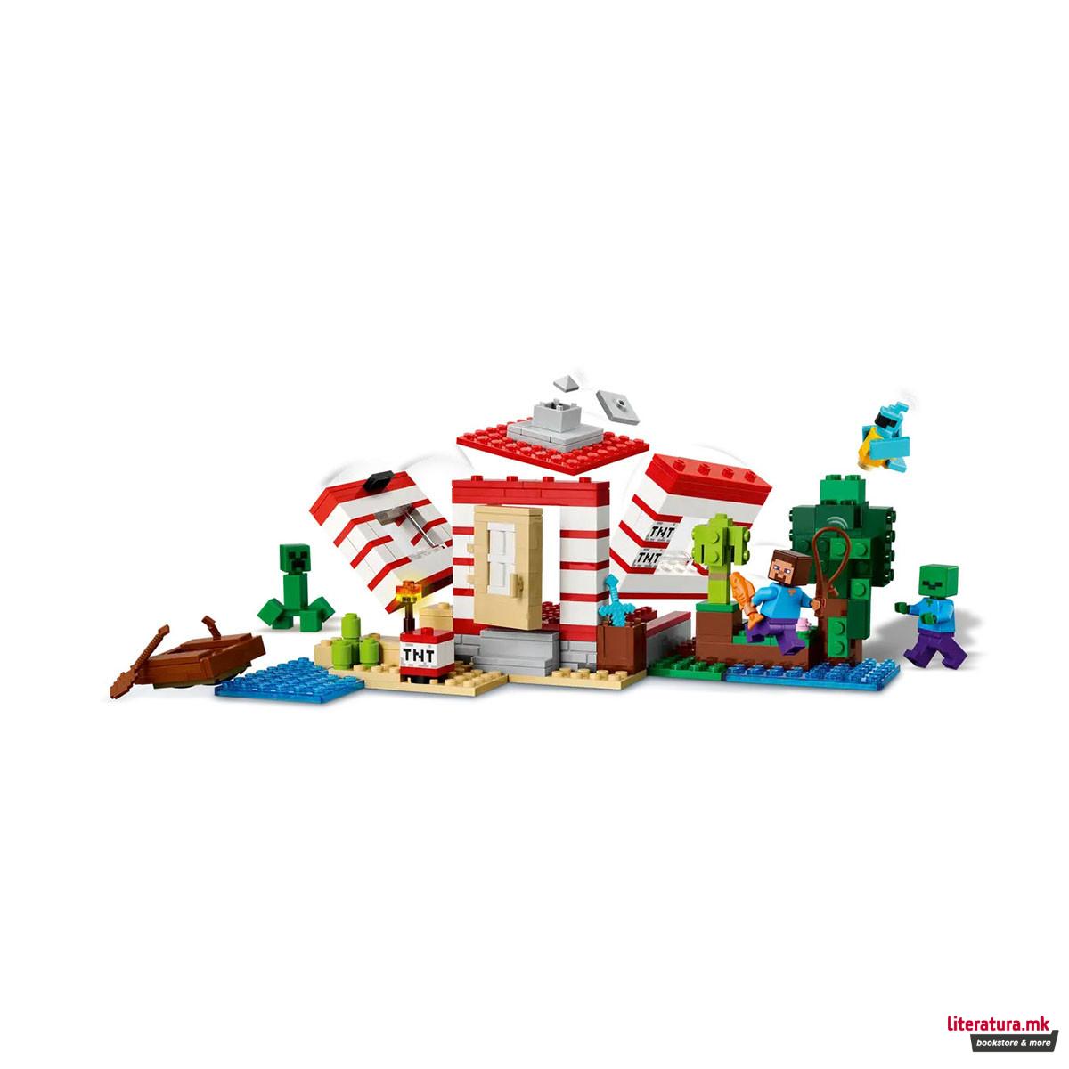 LEGO коцки, Minecraft, The TNT Jungle House 